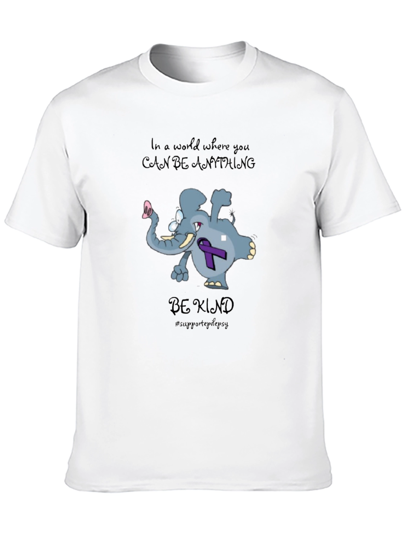 Black Be Kind Elephant T-Shirt view 10