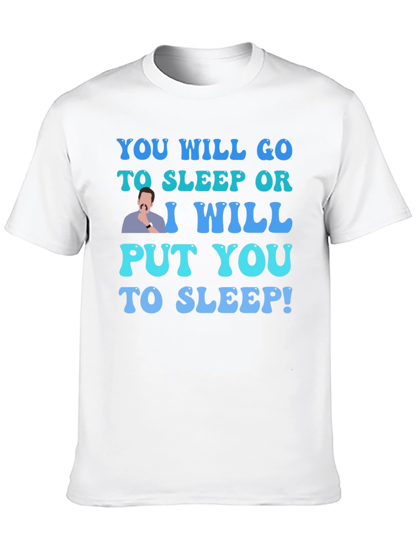 Black Funny "Go to Sleep" Graphic Tee view 10
