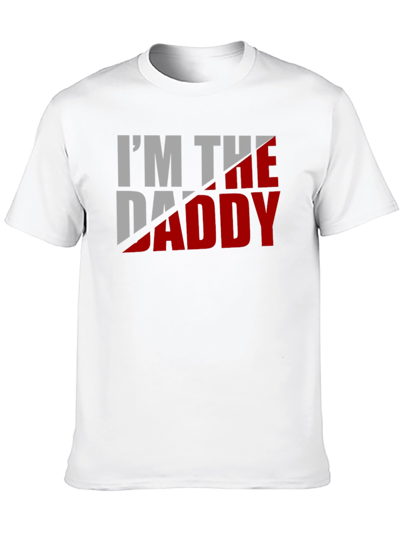 Black I'm The Daddy Graphic Tee - Black Cotton T-Shirt view 10
