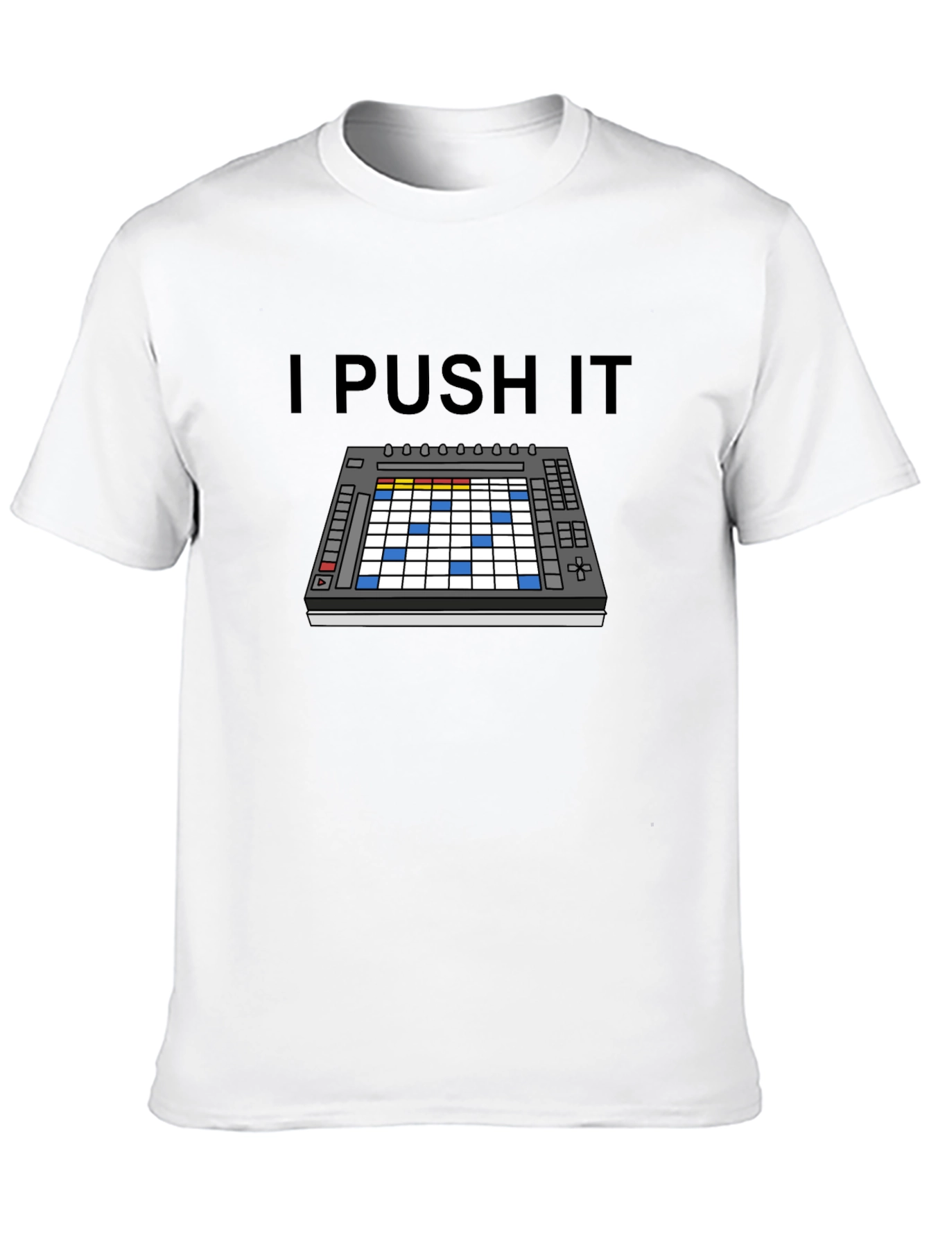 Black I Push It Ableton T-Shirt view 10