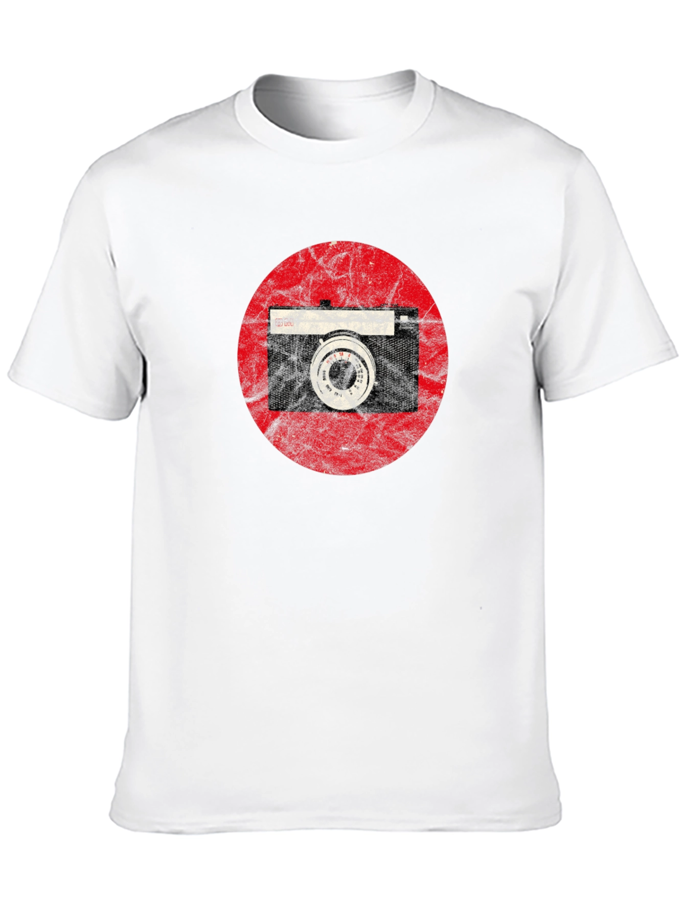 Black Retro Camera Graphic Tee - Vintage Style Shirt view 10