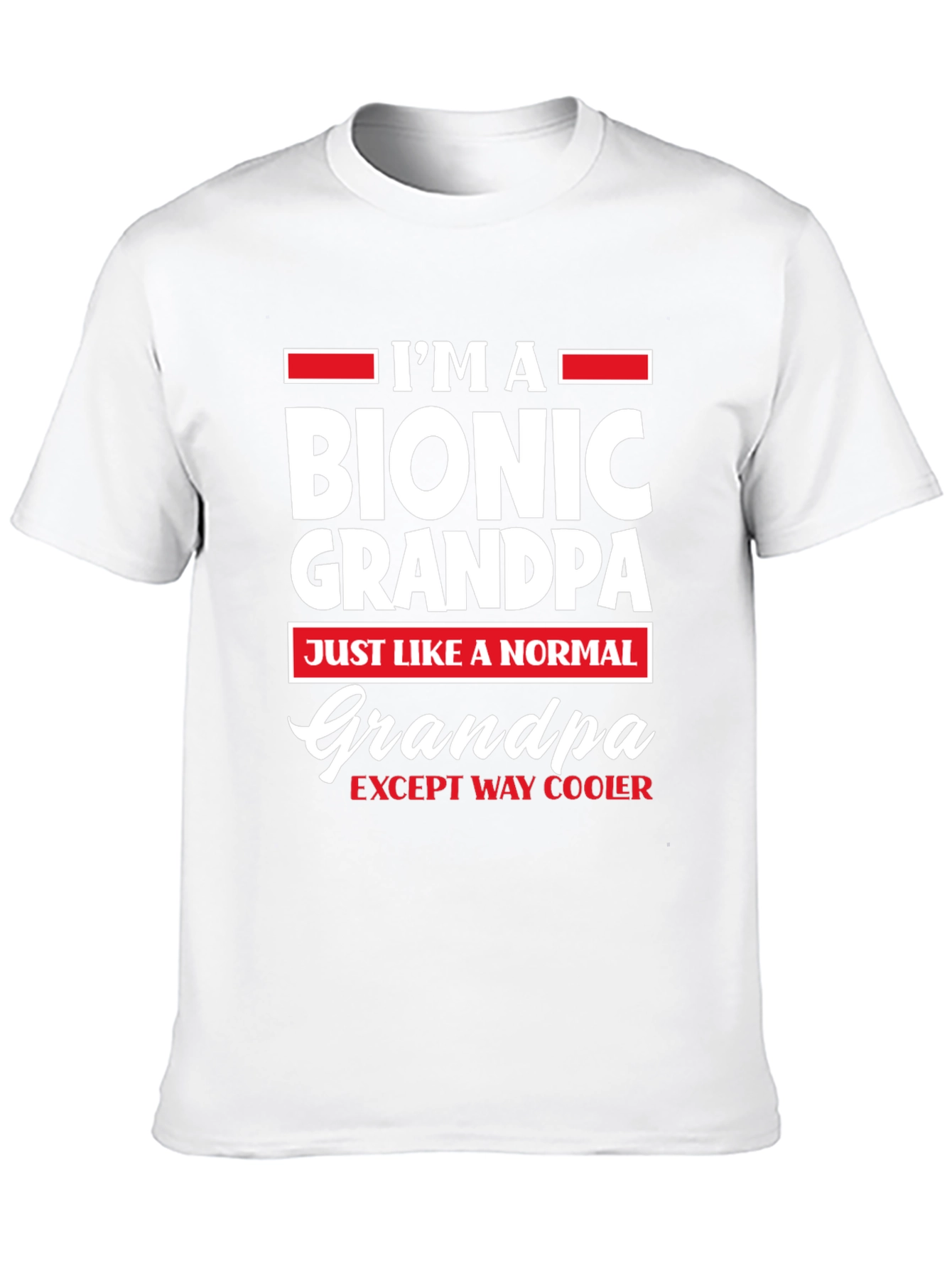 Black Bionic Grandpa T-Shirt - Except Way Cooler! view 10