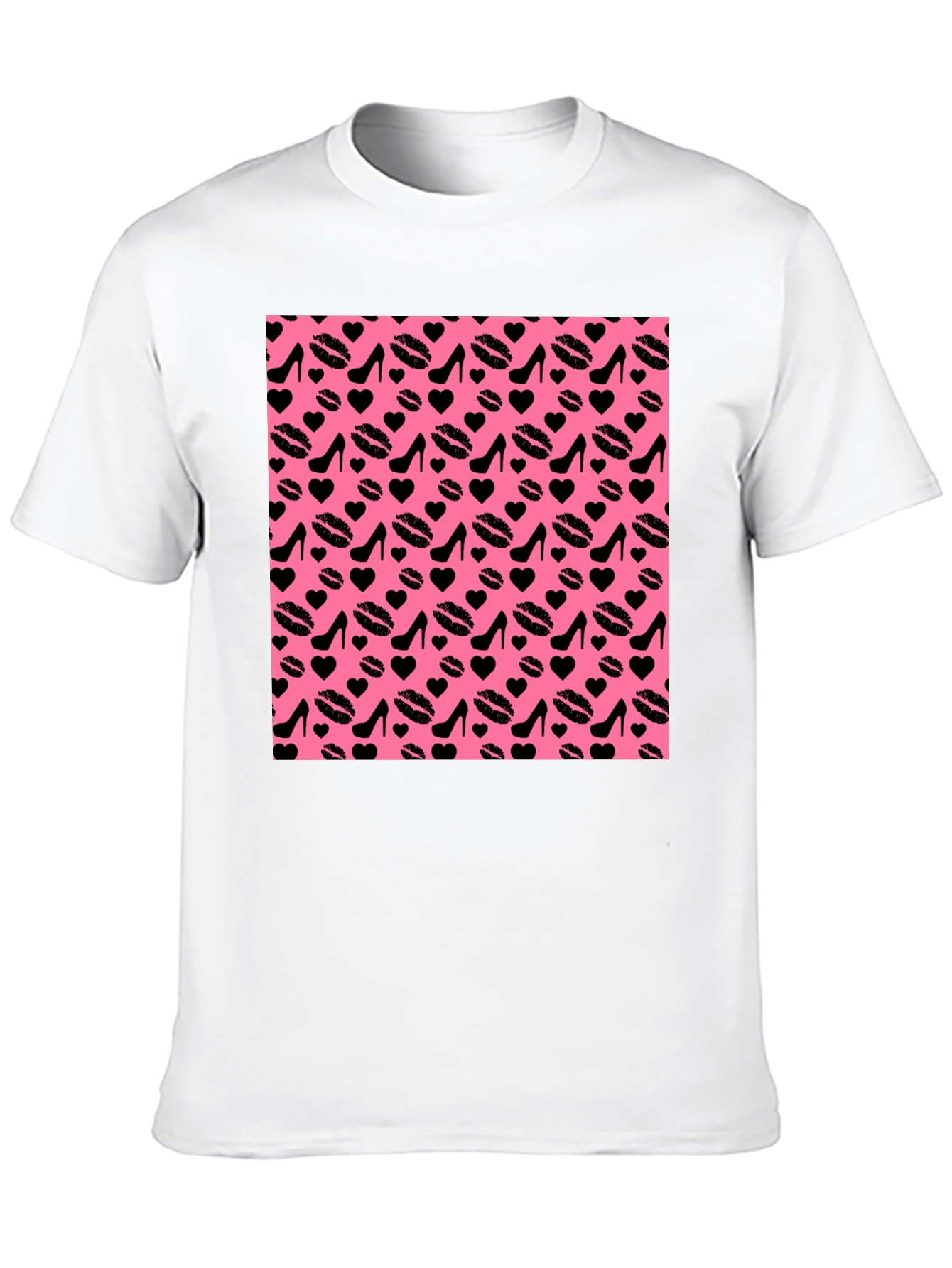 Black Fun Patterned T-Shirt view 10