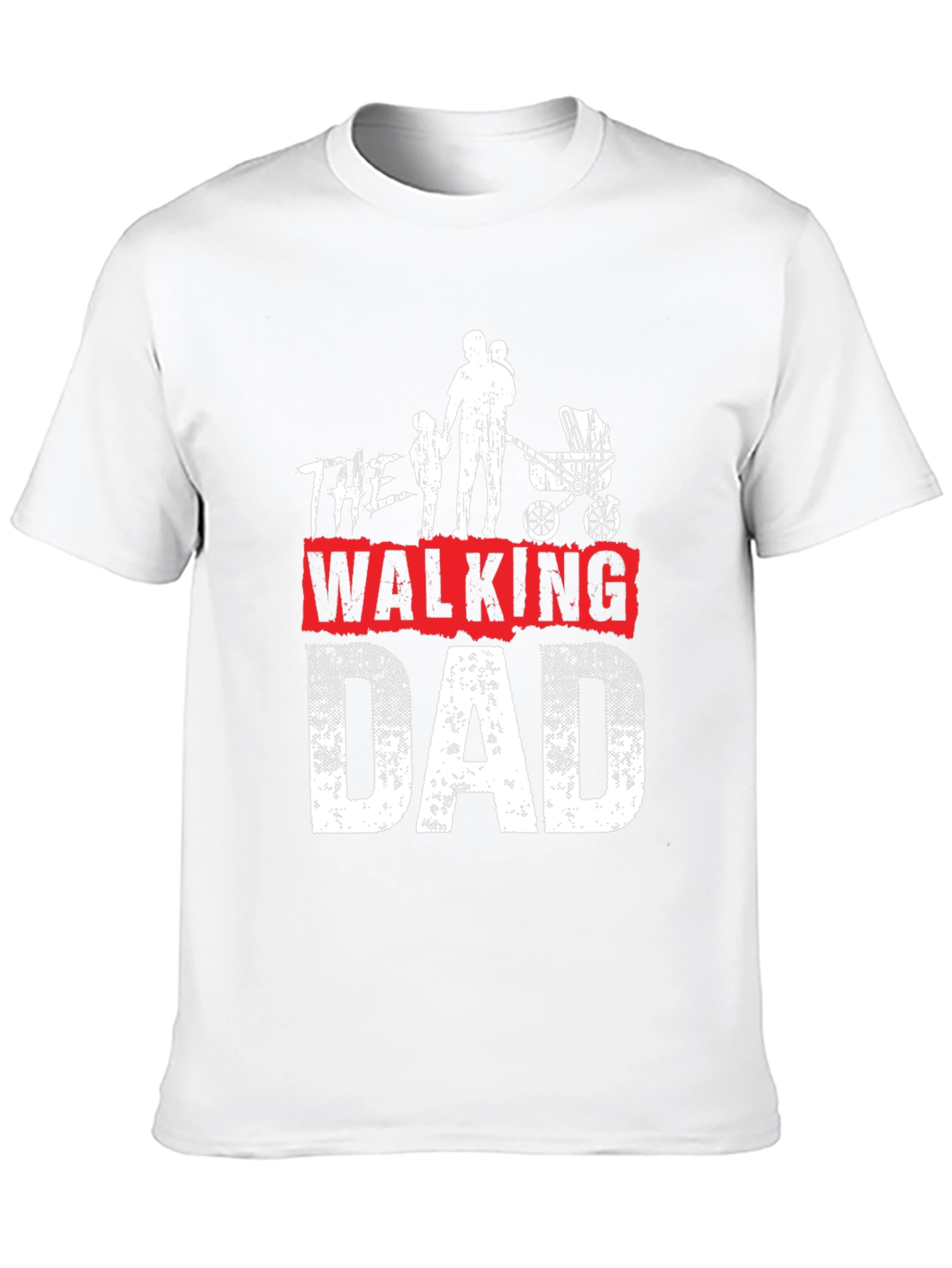 Black The Walking Dad Graphic T-Shirt - Father's Day Gift view 10