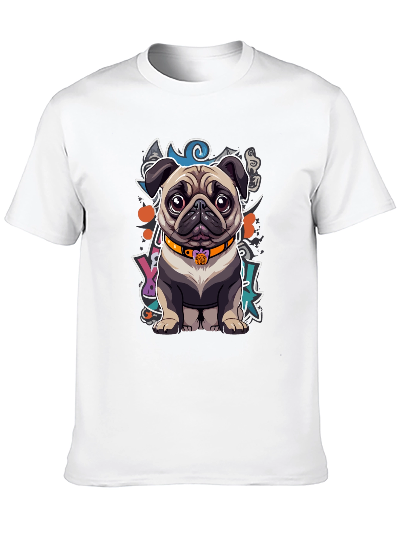 Black Pug Graphic T-Shirt view 10