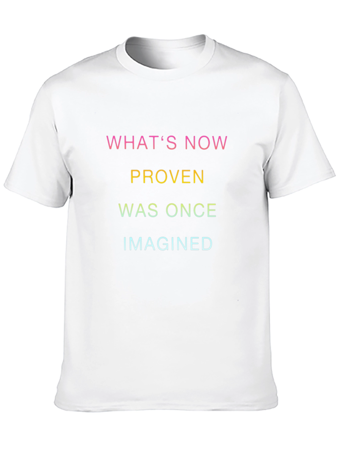 Black Inspirational Graphic Tee: "What's Now Proven" view 10