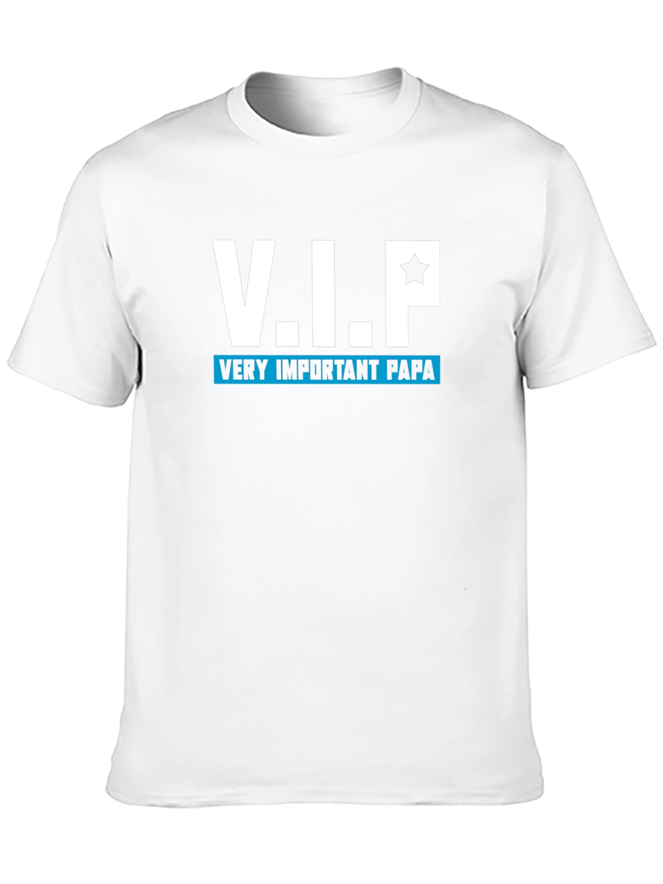 Black V.I.P. Very Important Papa Black T-Shirt view 10