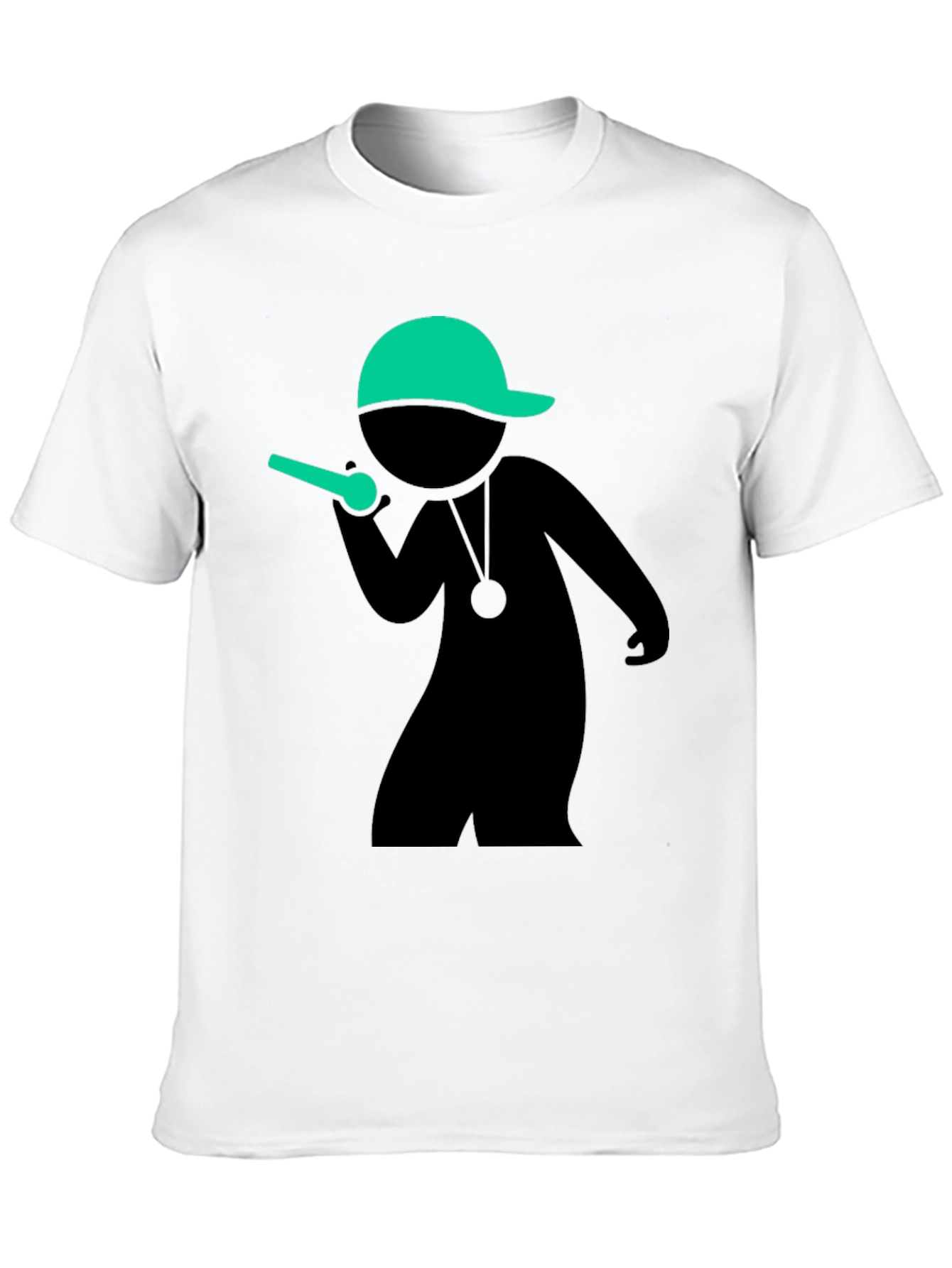 Black Cool MC Stick Figure Black T-Shirt view 10