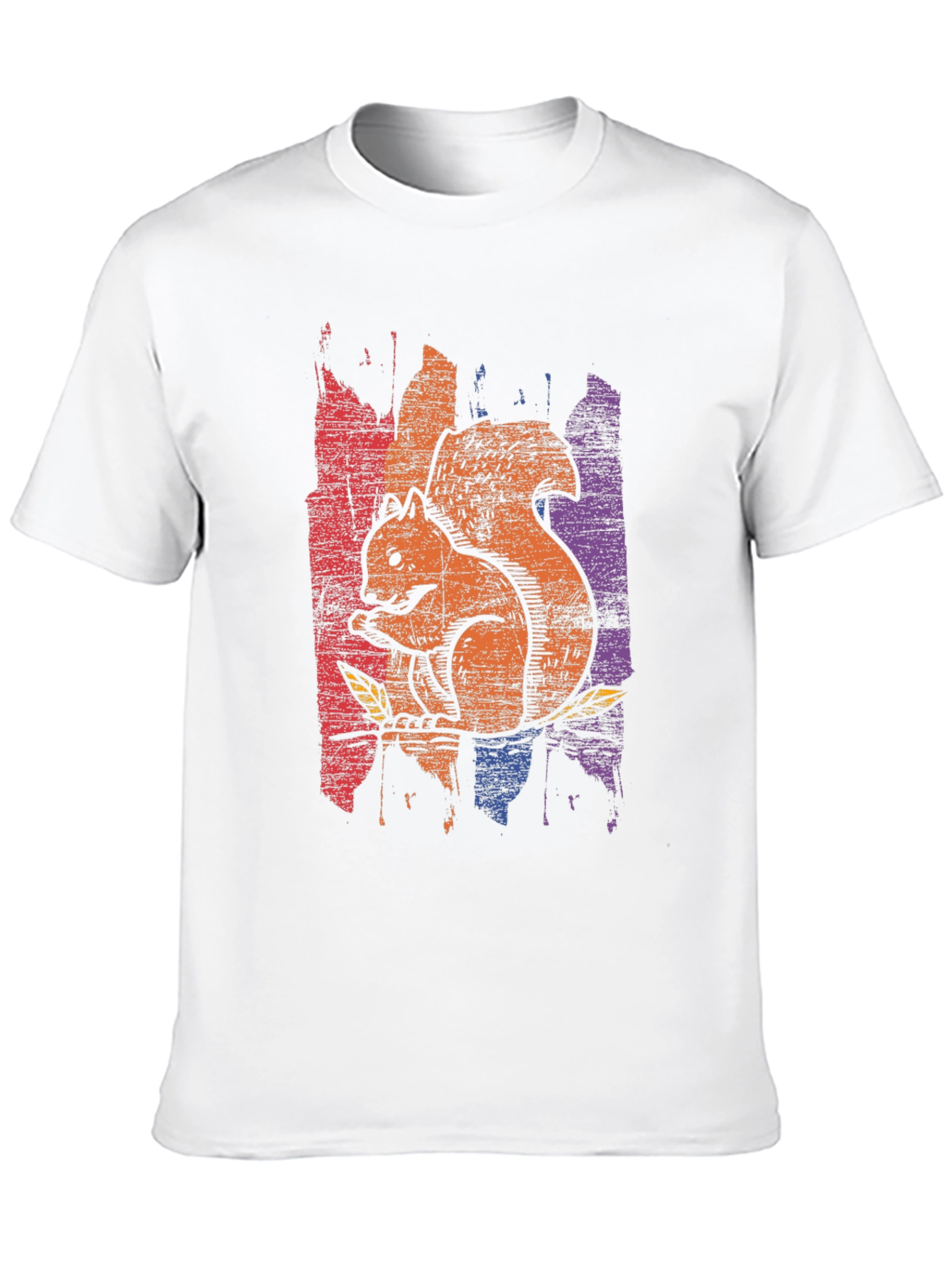 Black Squirrel Graphic Tee - Distressed Print view 10