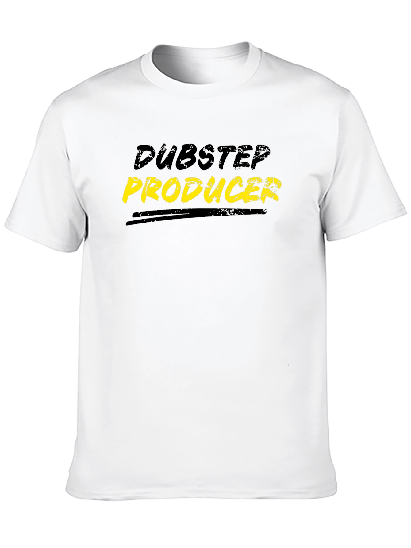 Black Dubstep Producer Black Cotton T-Shirt view 10