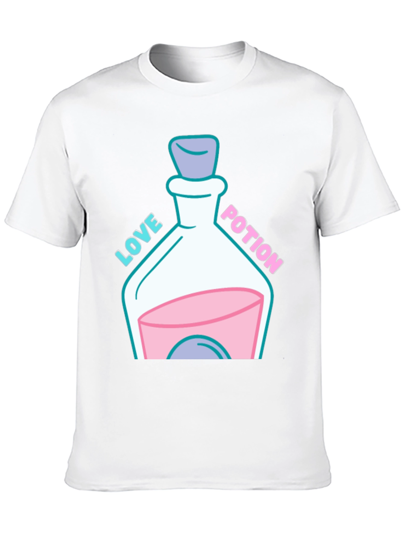 Black Love Potion Graphic T-Shirt - Quirky & Fun Design view 10