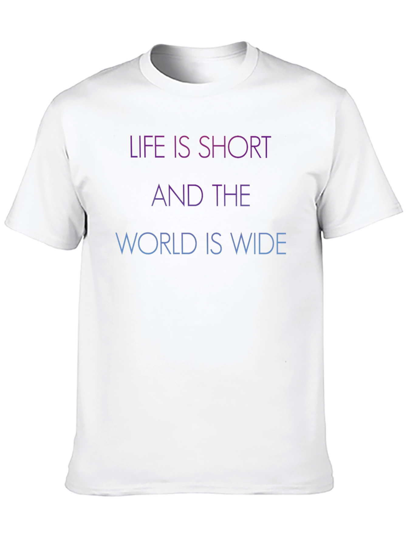 Black Life is Short Graphic T-Shirt - Black view 10