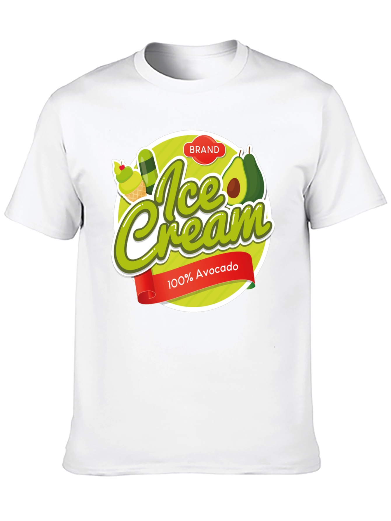 Black Avocado Ice Cream Graphic Tee view 10
