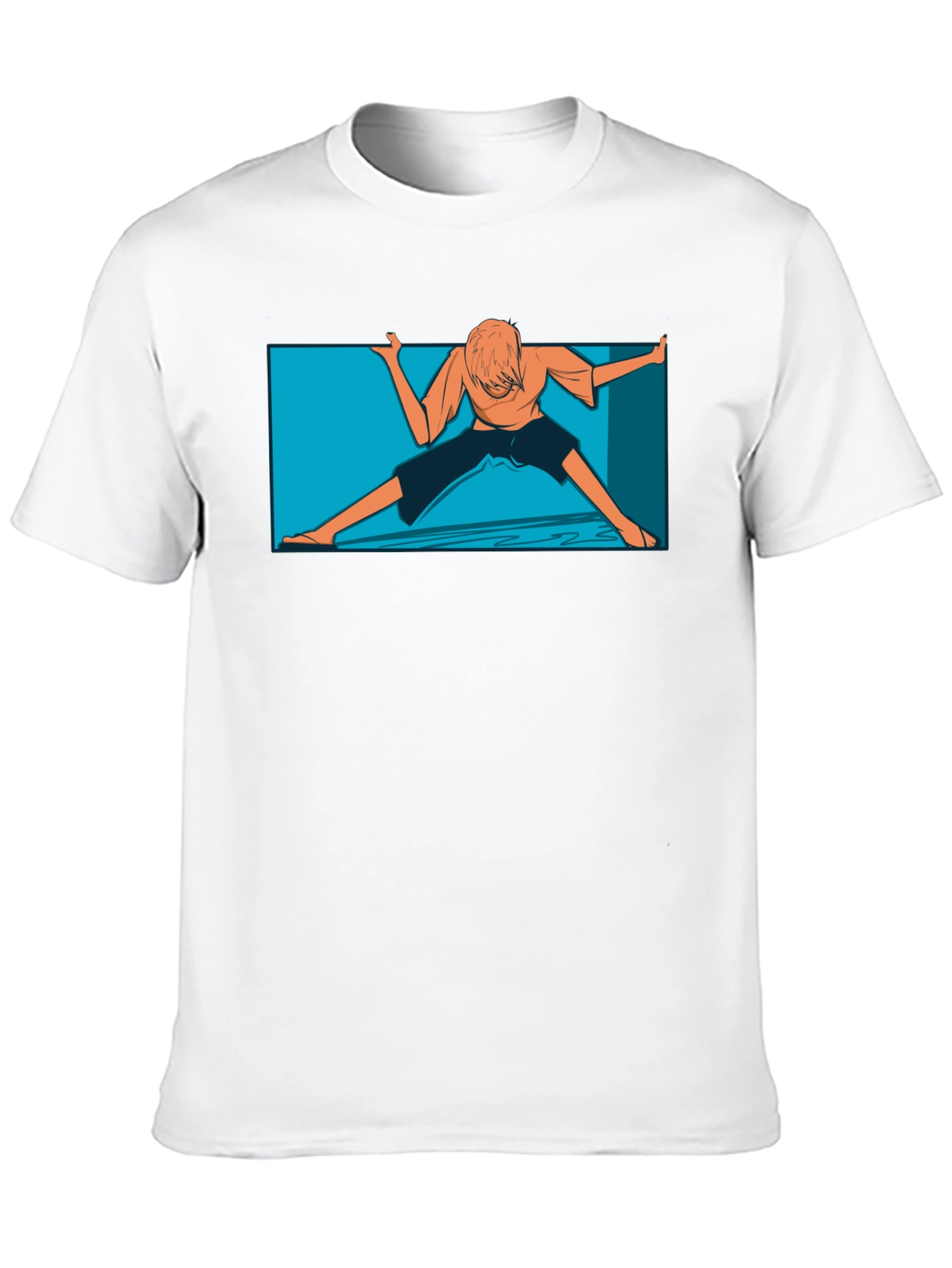 Black Unique Anime Graphic Black T-Shirt view 10