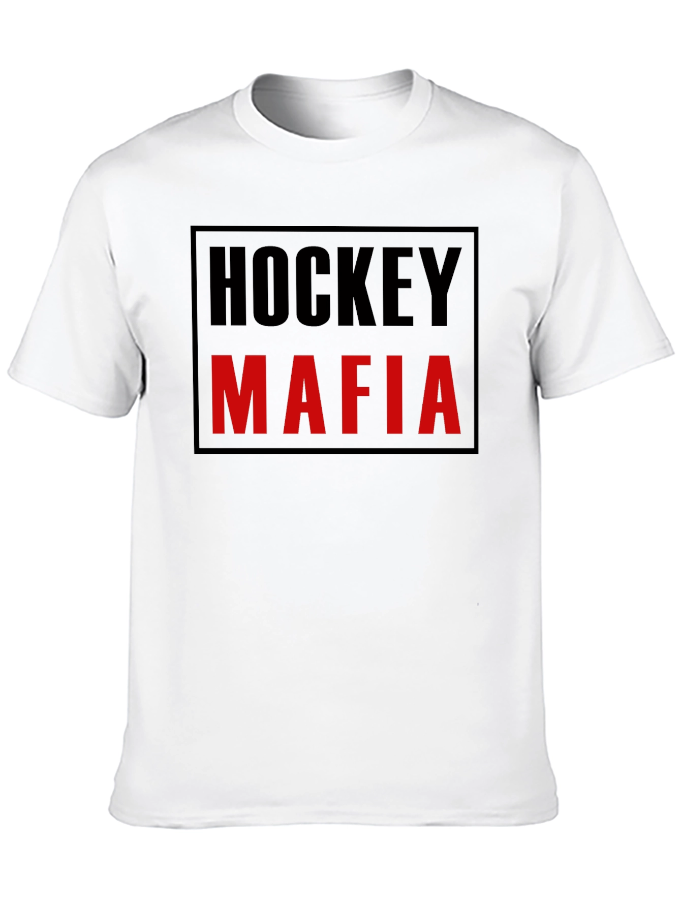 Black Hockey Mafia Black T-Shirt view 10
