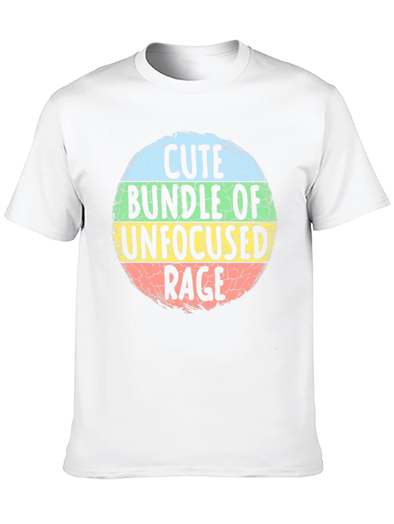 Black Cute Bundle of Unfocused Rage Graphic T-Shirt view 10