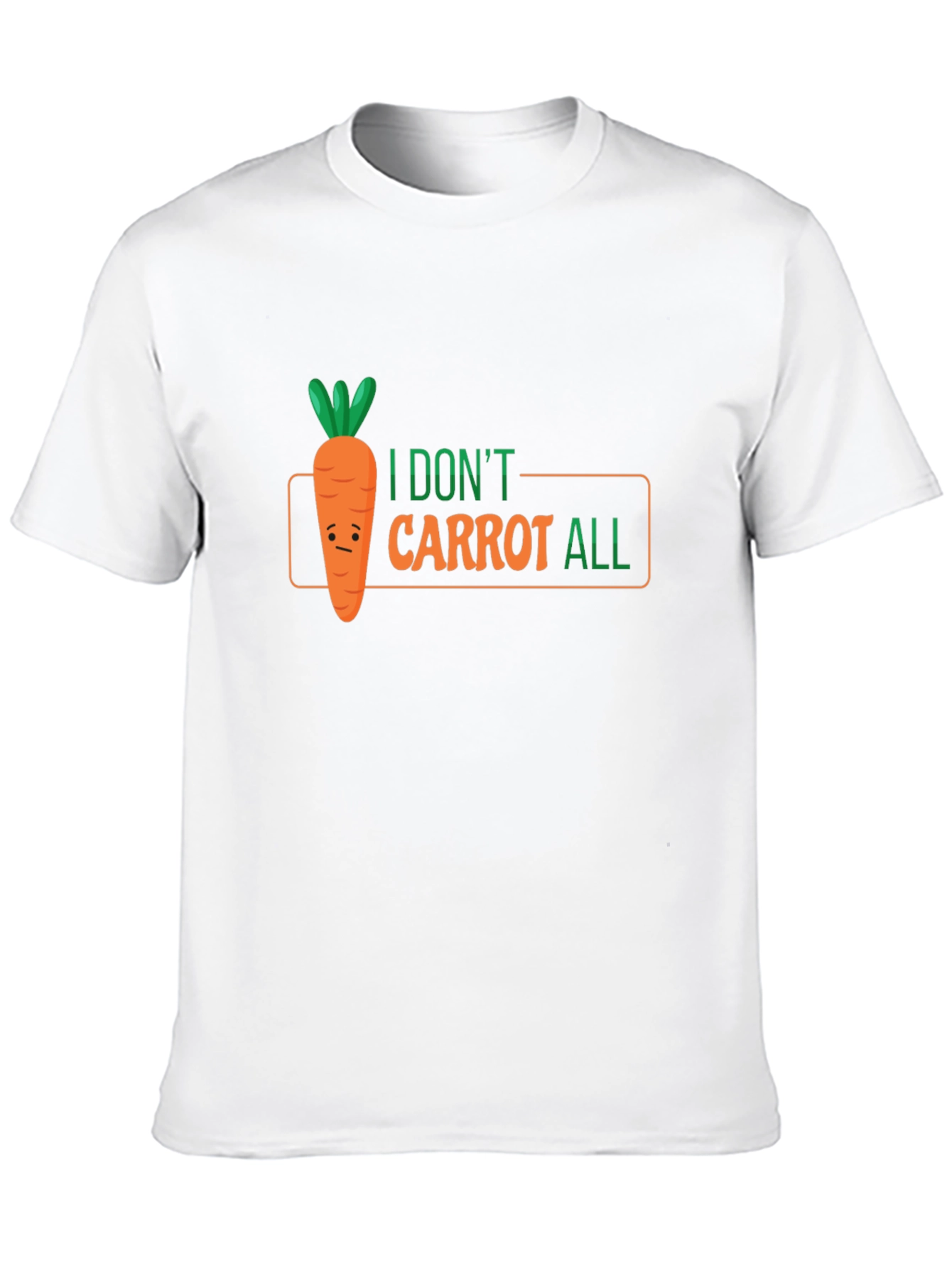 Black I Don't Carrot All Funny T-Shirt view 10
