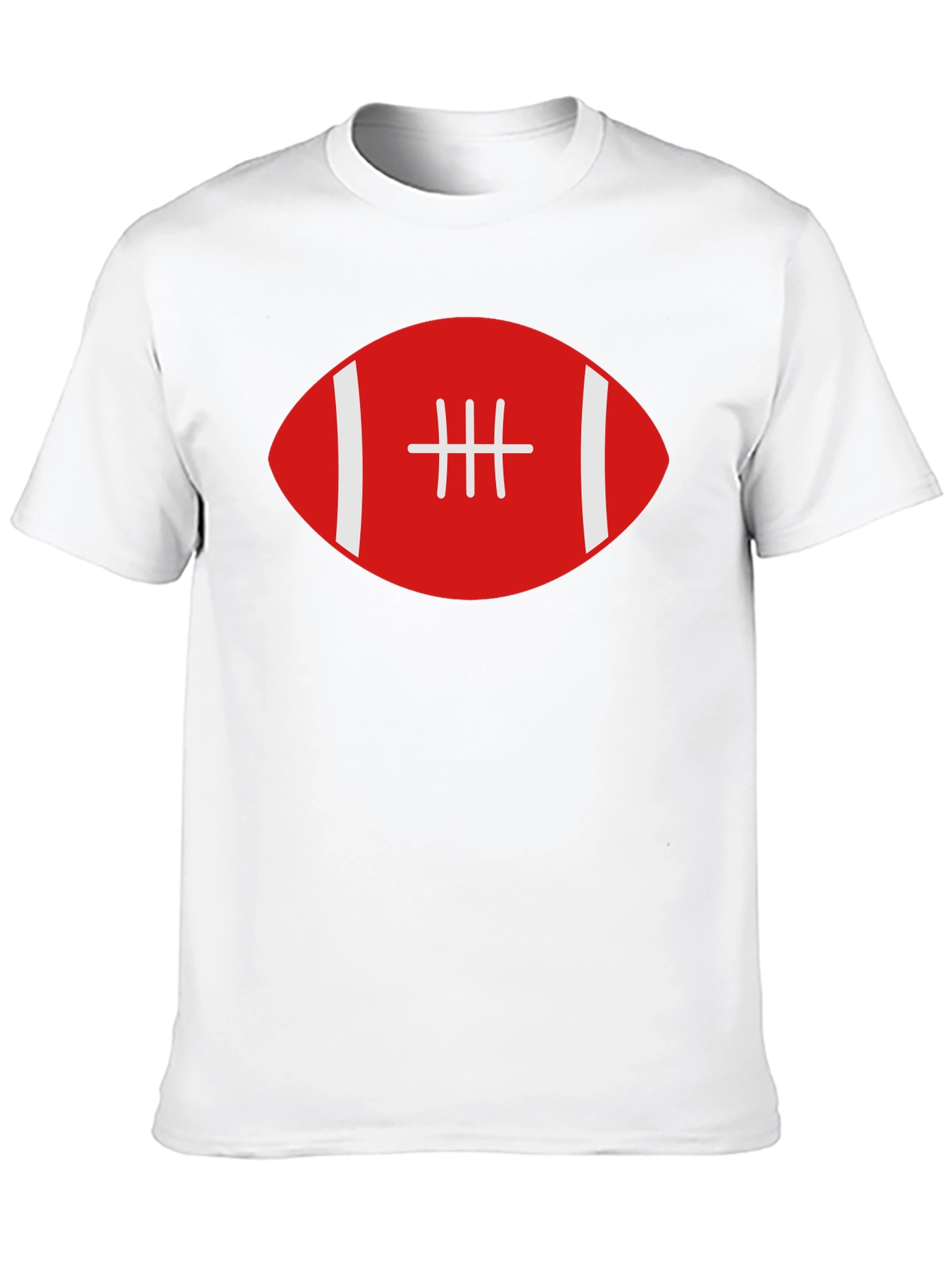 Black Football Graphic Tee - Black Cotton T-Shirt view 10