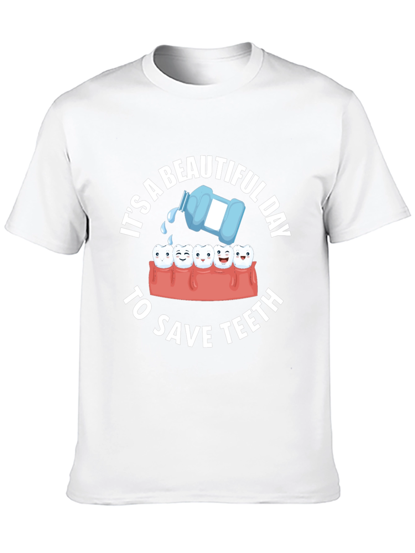 Black Dental Humor T-Shirt: Beautiful Day to Save Teeth view 10
