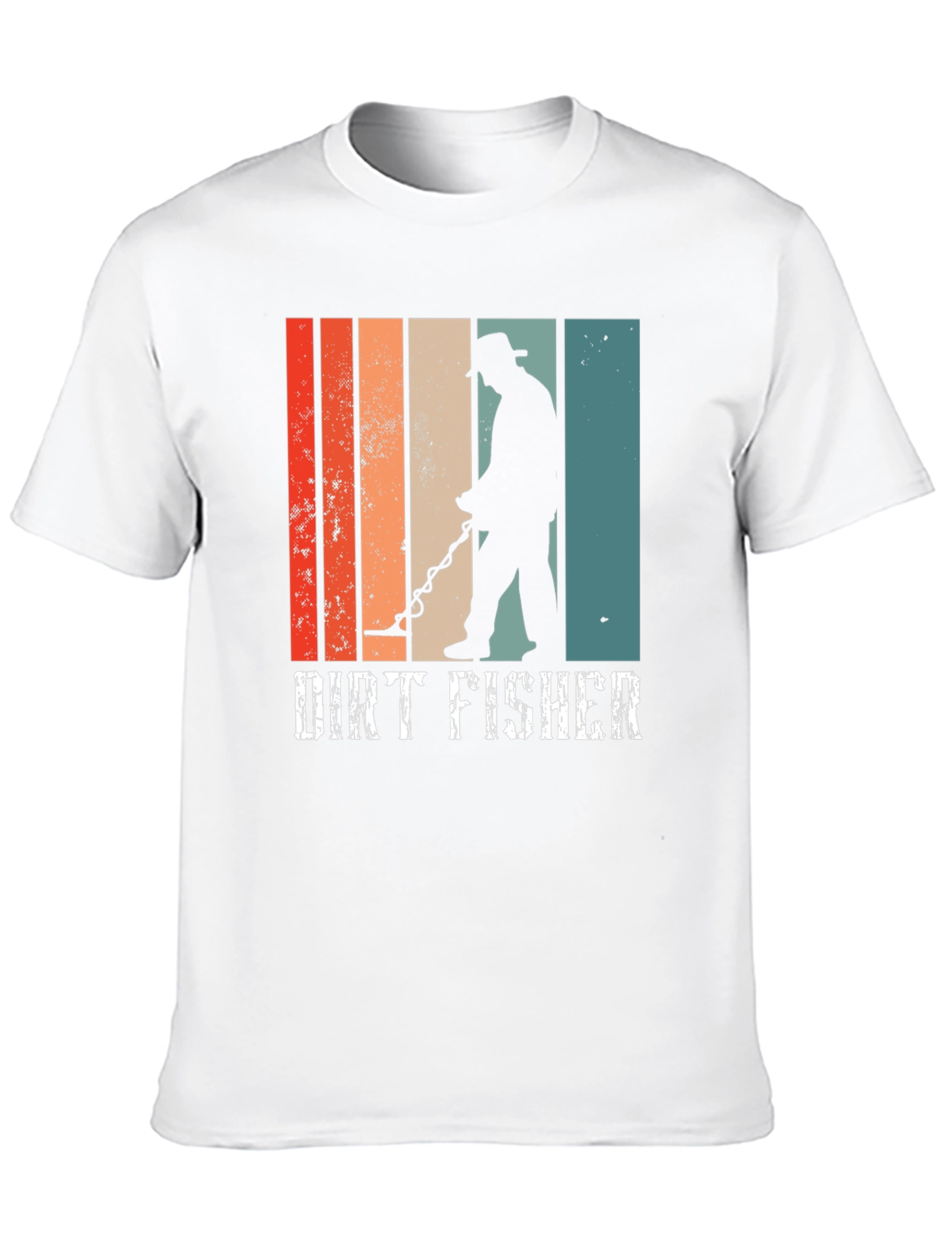 Black Dirt Fisher T-Shirt - Metal Detecting Tee view 10