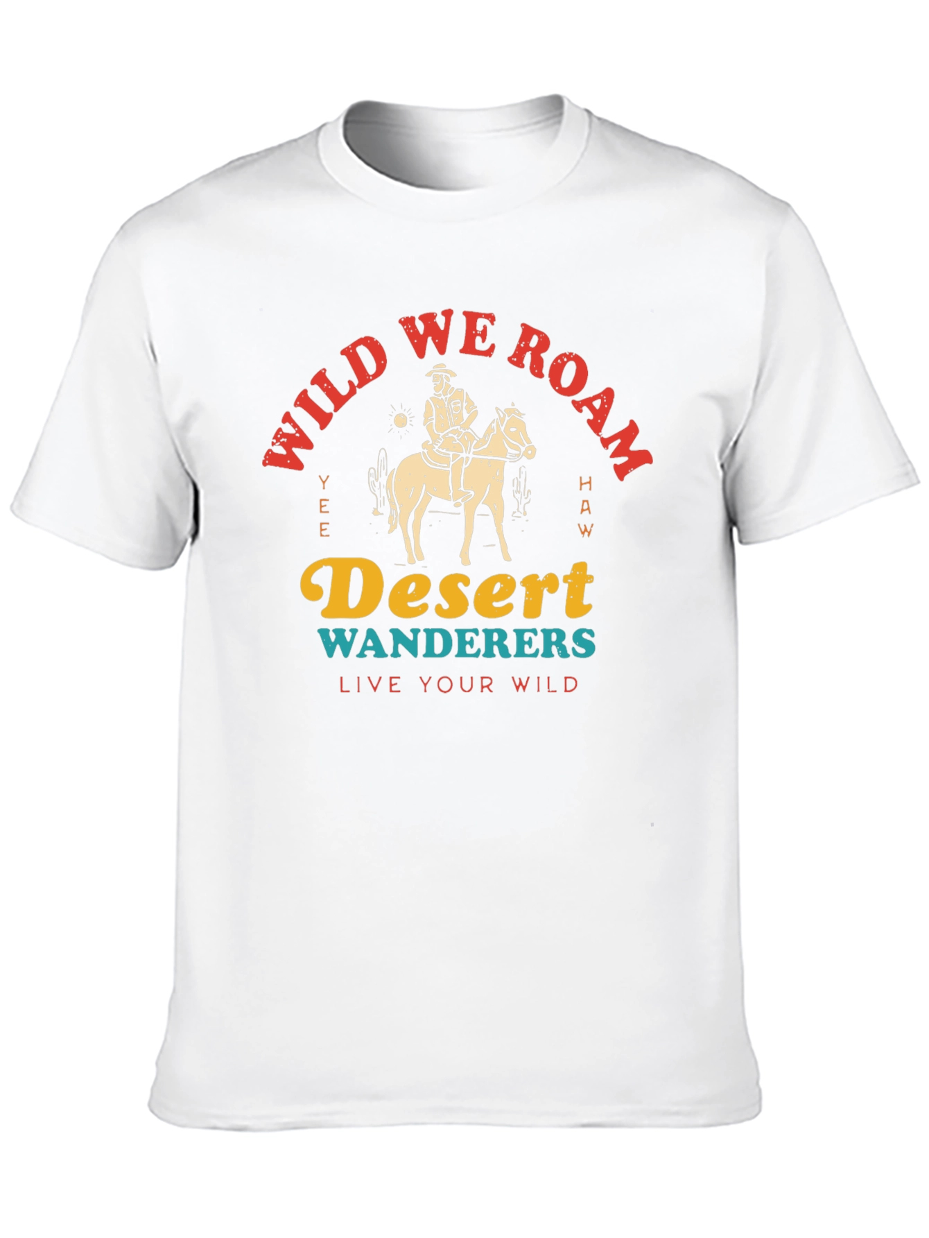 Black Wild Desert Roam T-Shirt view 10