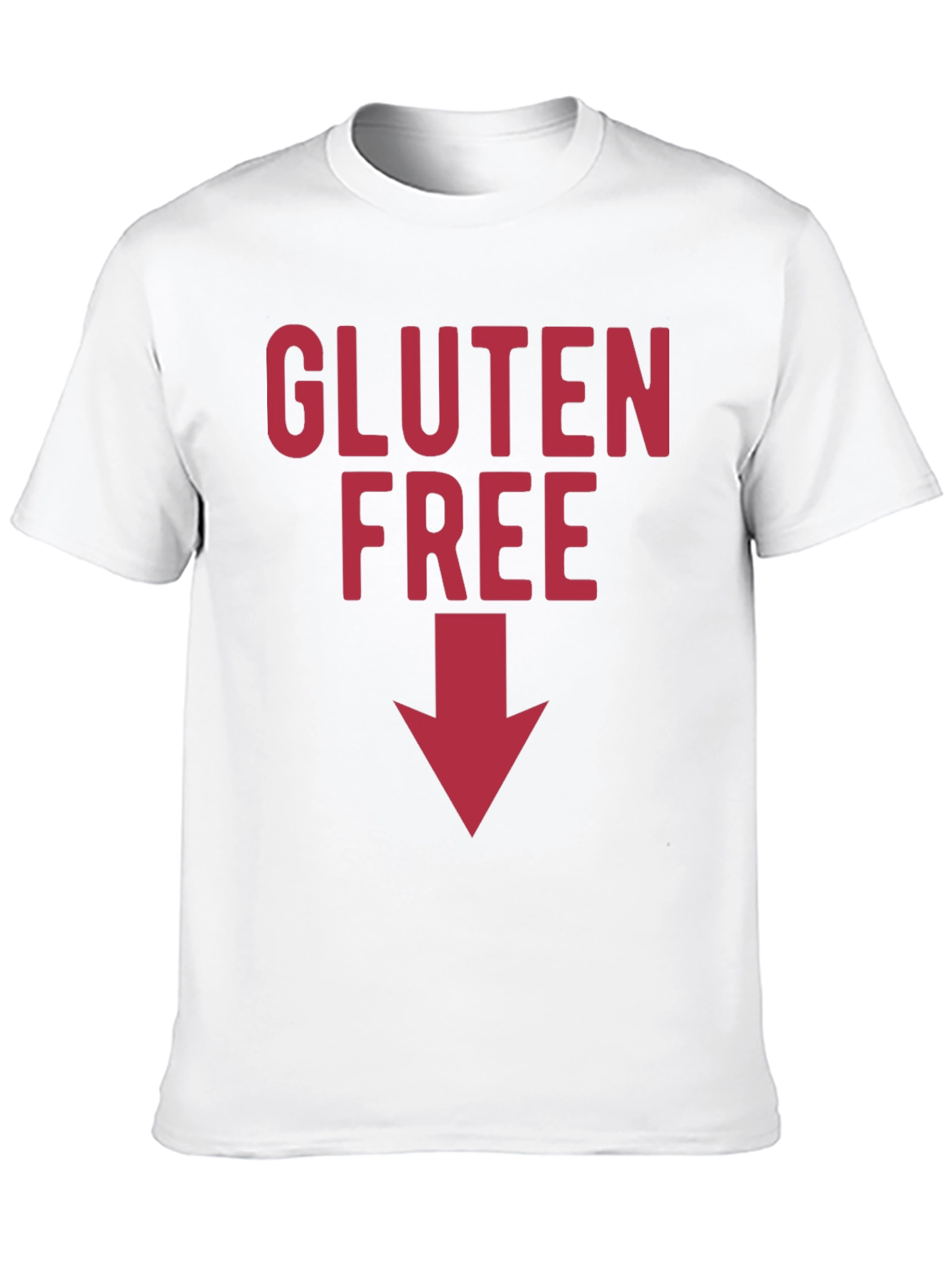 Black Gluten Free Arrow T-Shirt - Funny Novelty Tee view 10
