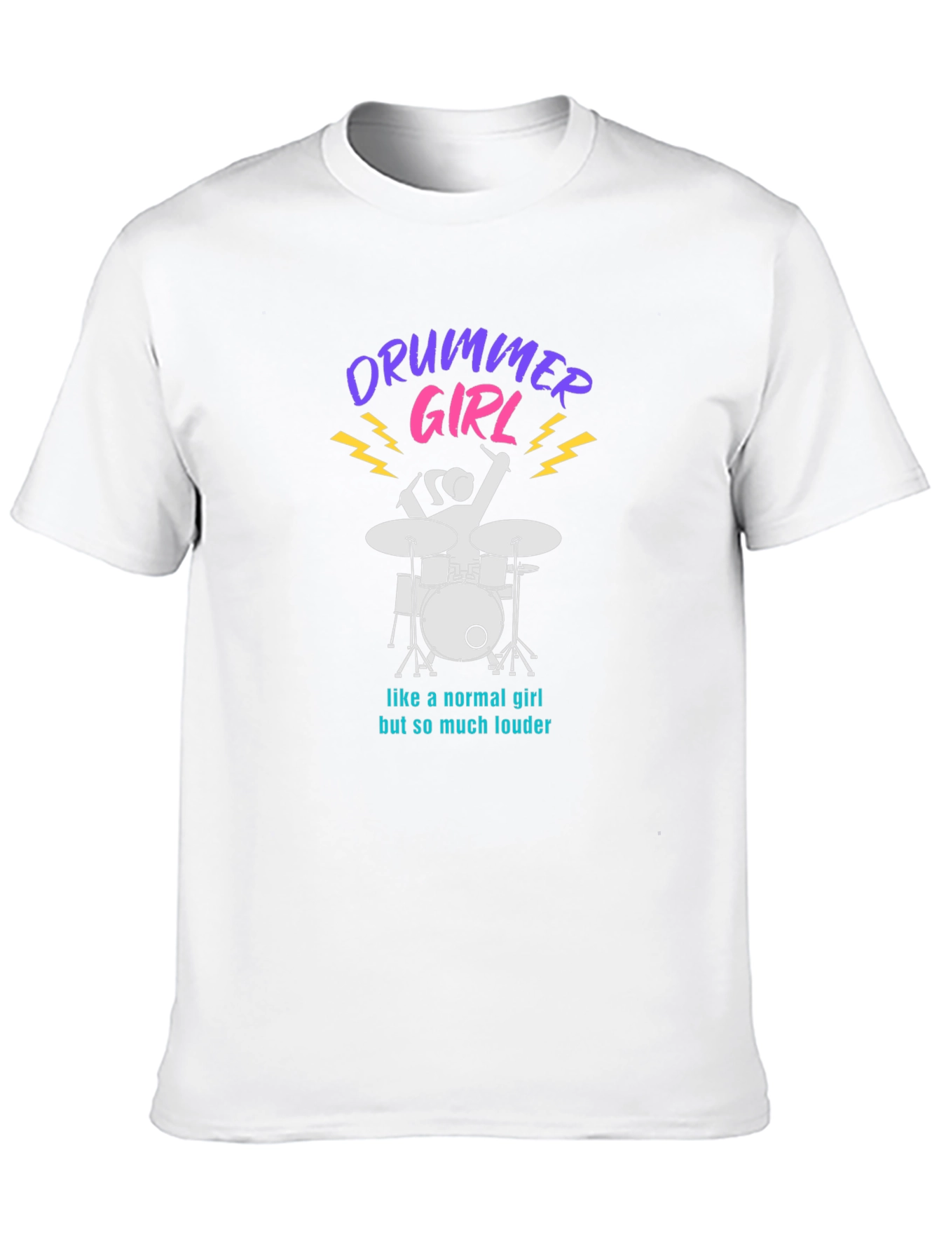 Drummer Girl Graphic Tee - Loud & Proud! - 10