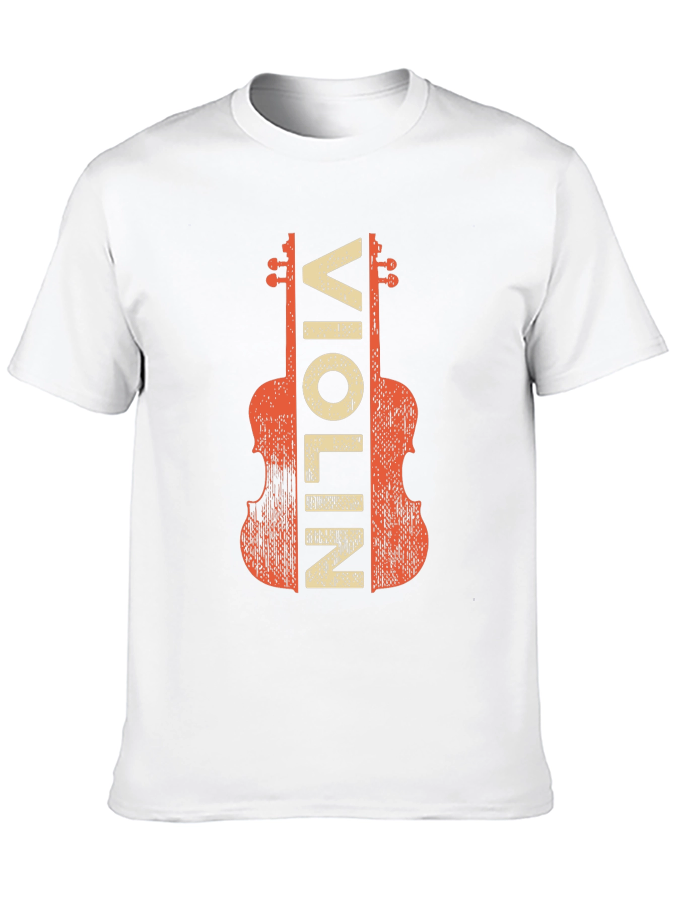 Black Vintage Violin Graphic Tee - Musician T-Shirt view 10