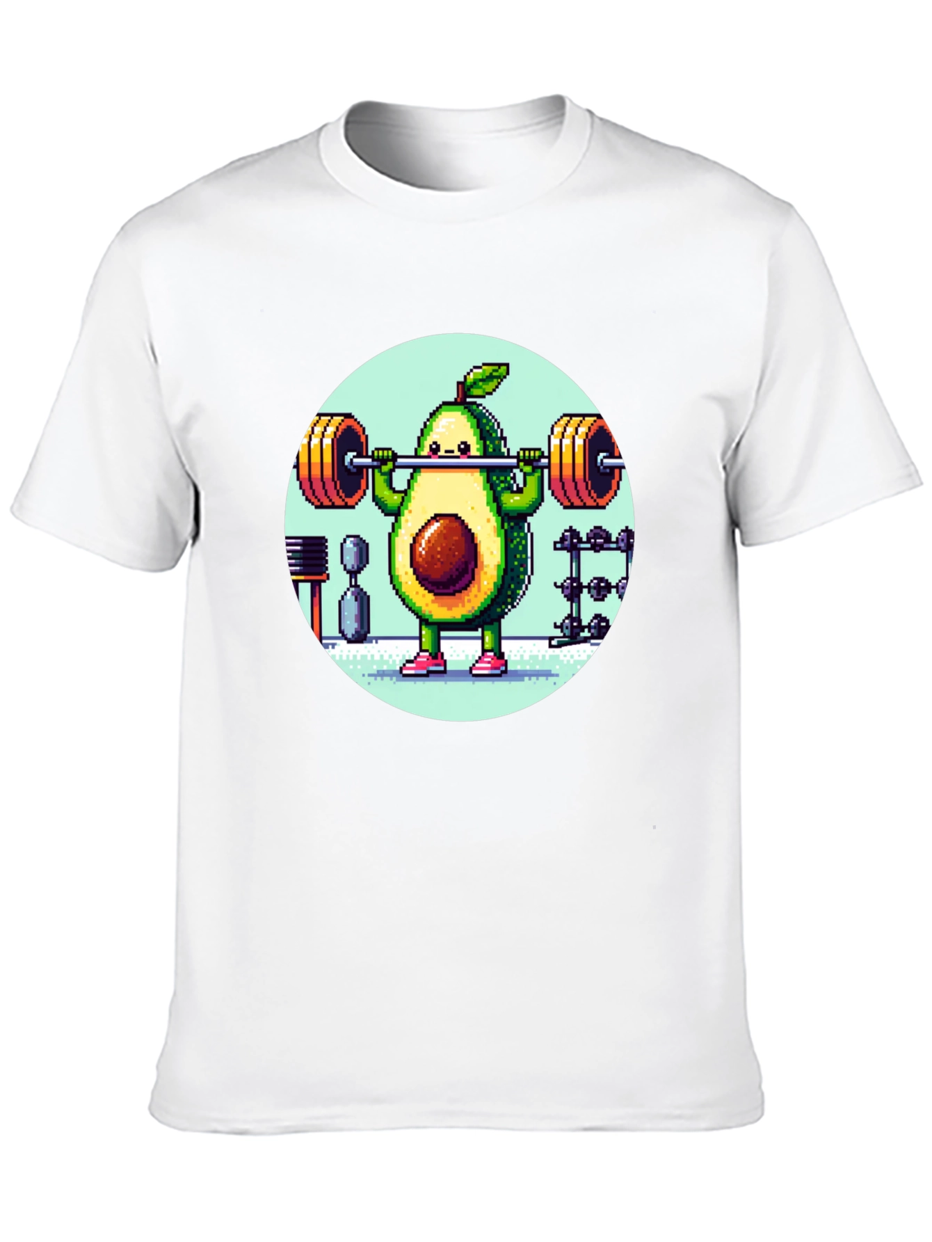 Black Avocado Gym T-Shirt - Funny Workout Tee view 10