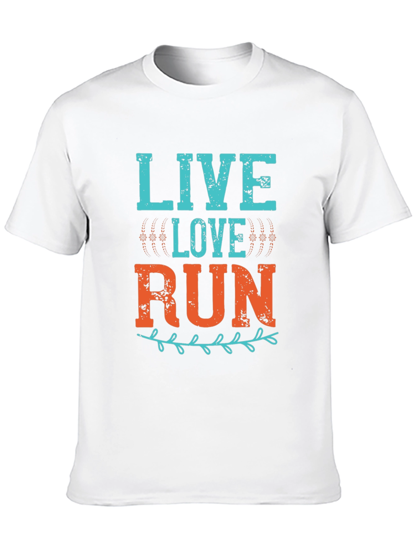 Black Live Love Run Graphic Tee view 10
