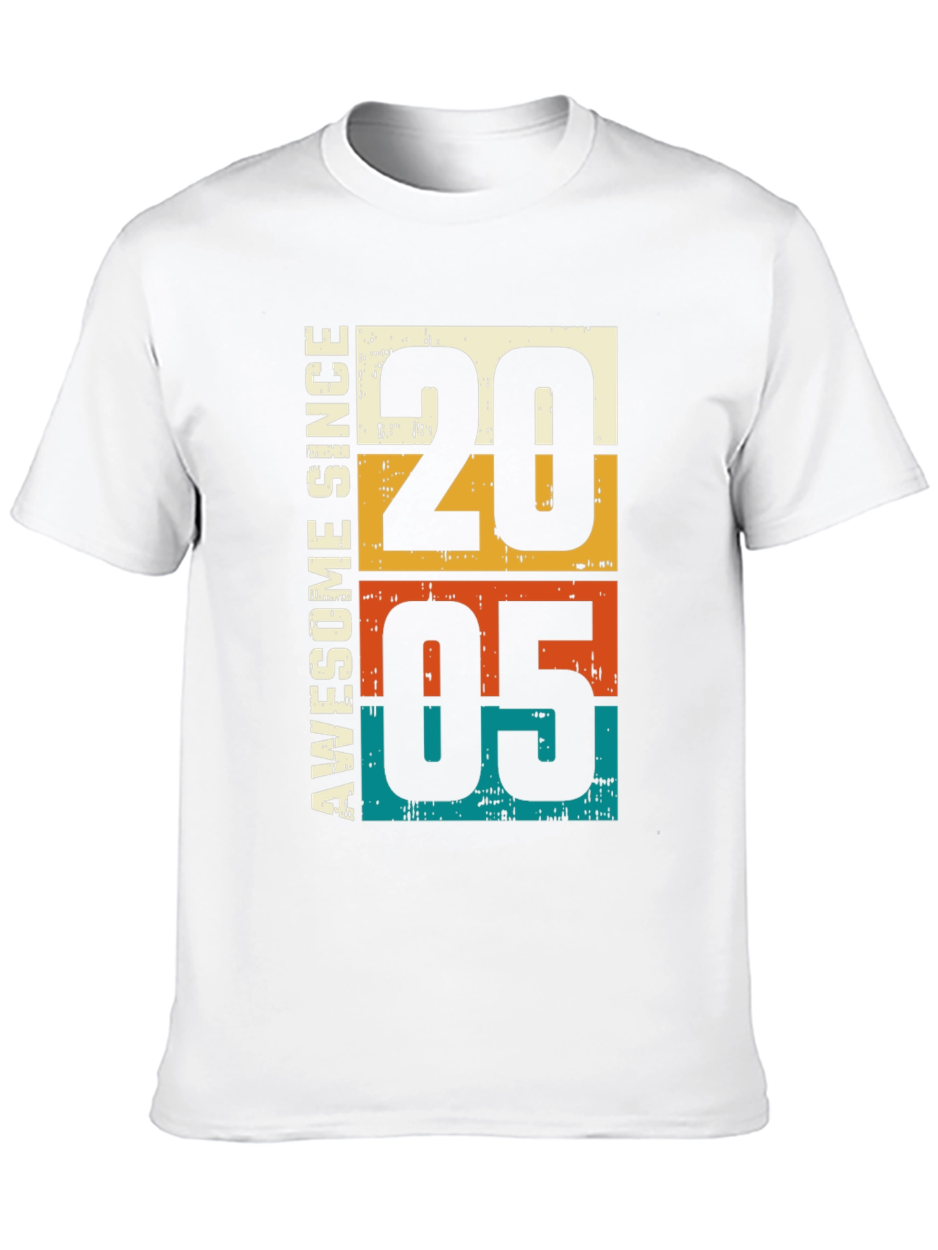 Black Awesome Since 2005 Graphic Tee view 10