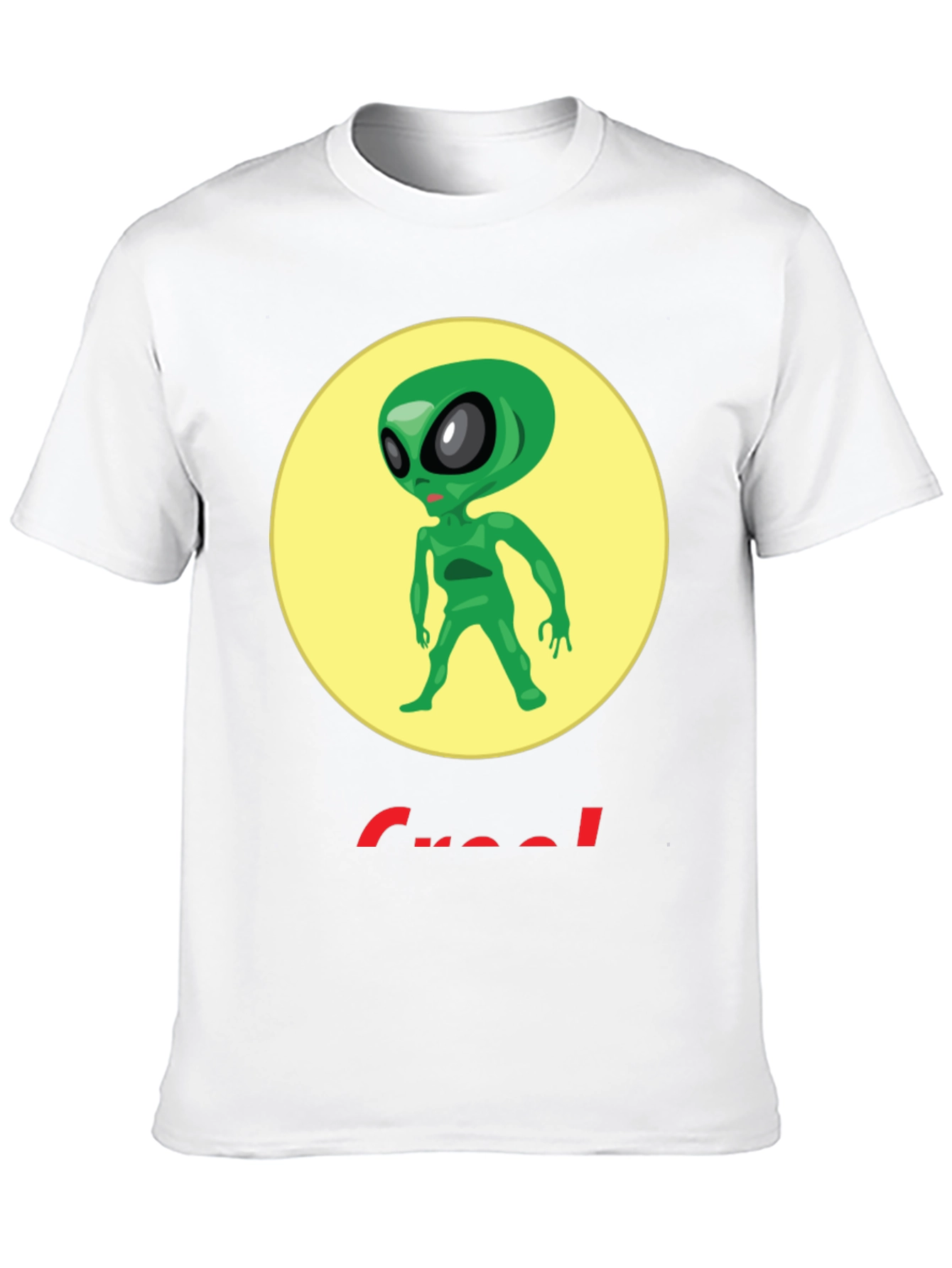 Black Alien Graphic T-Shirt - Crew Neck - Black view 10