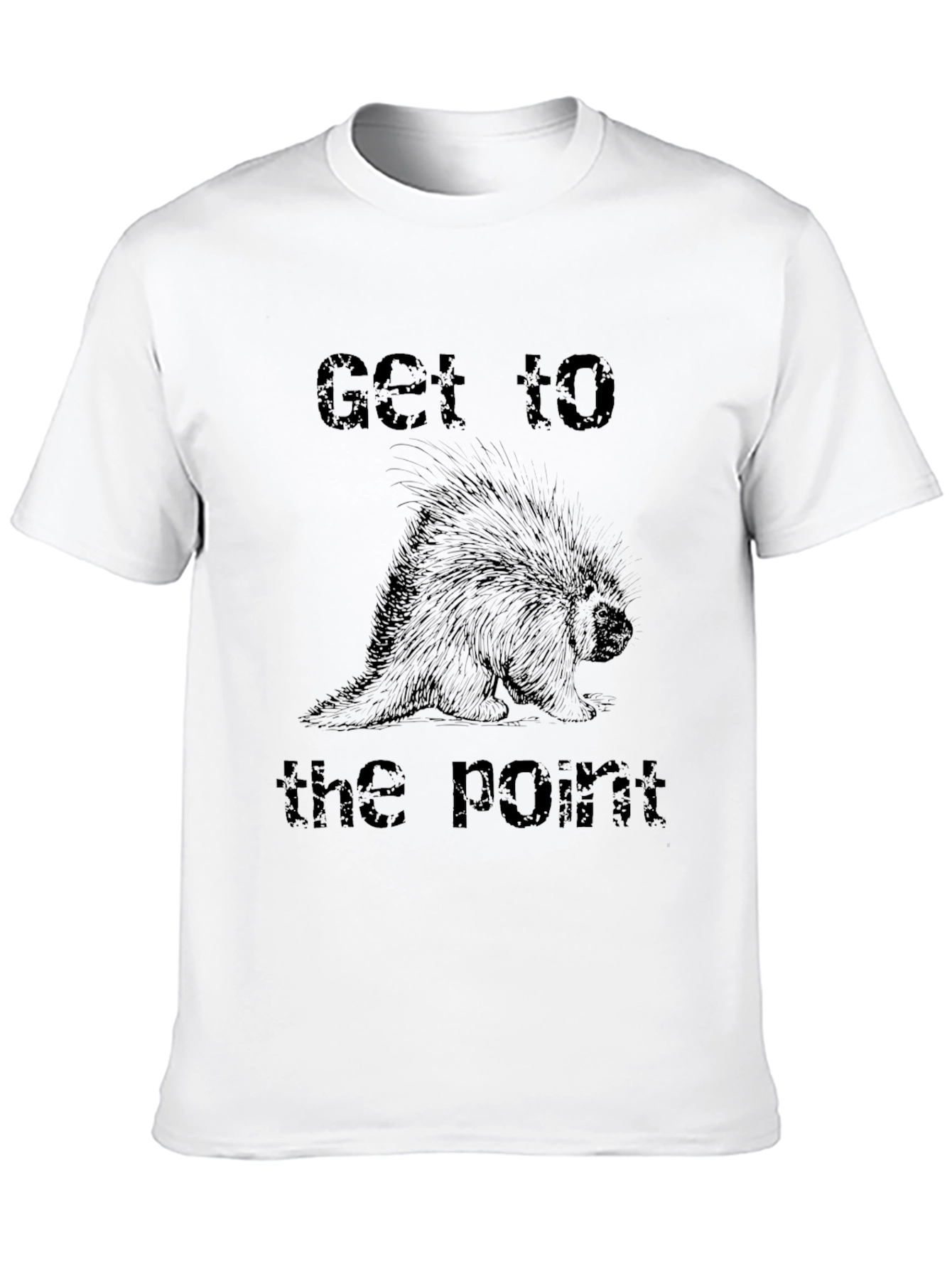 Get to the Point Porcupine Graphic T-Shirt - 10