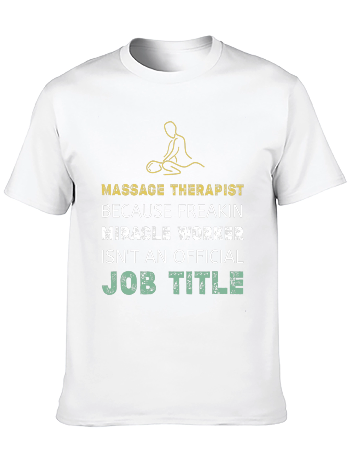 Black Massage Therapist Graphic Tee view 10