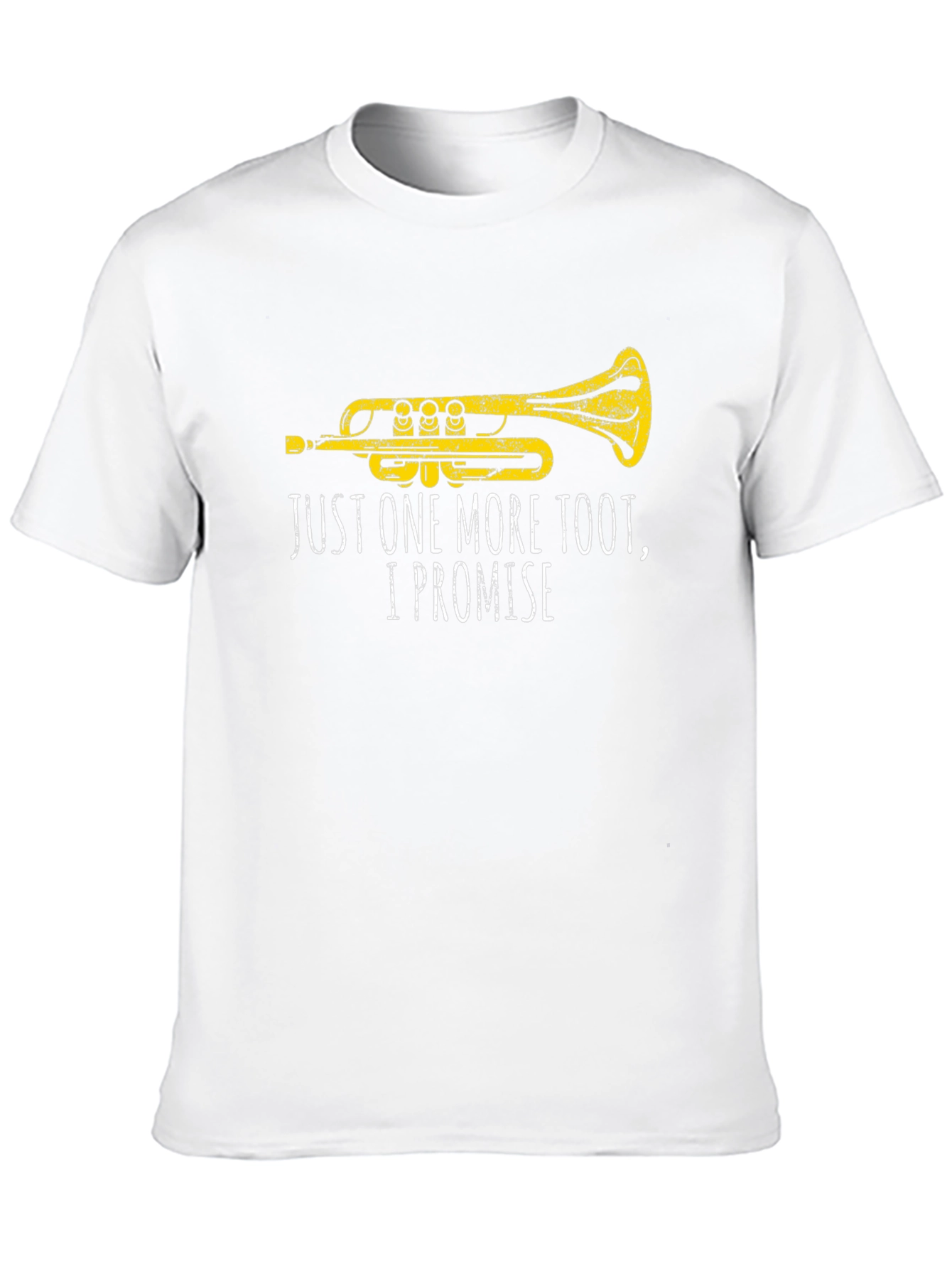 Black Just One More Toot Trumpet Graphic Tee view 10