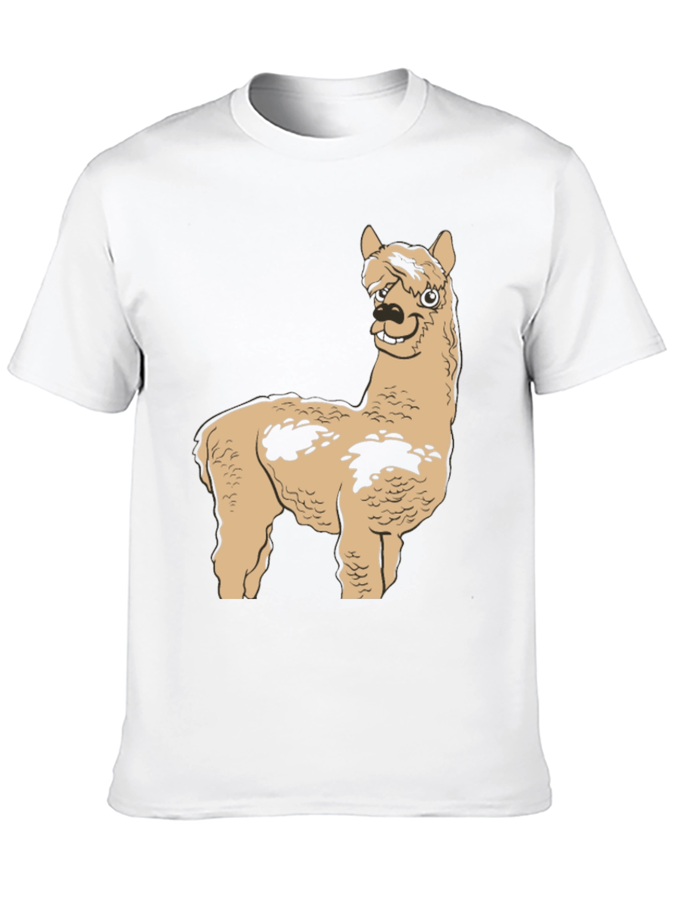 Black Alpaca Graphic Tee - Casual Comfort view 10