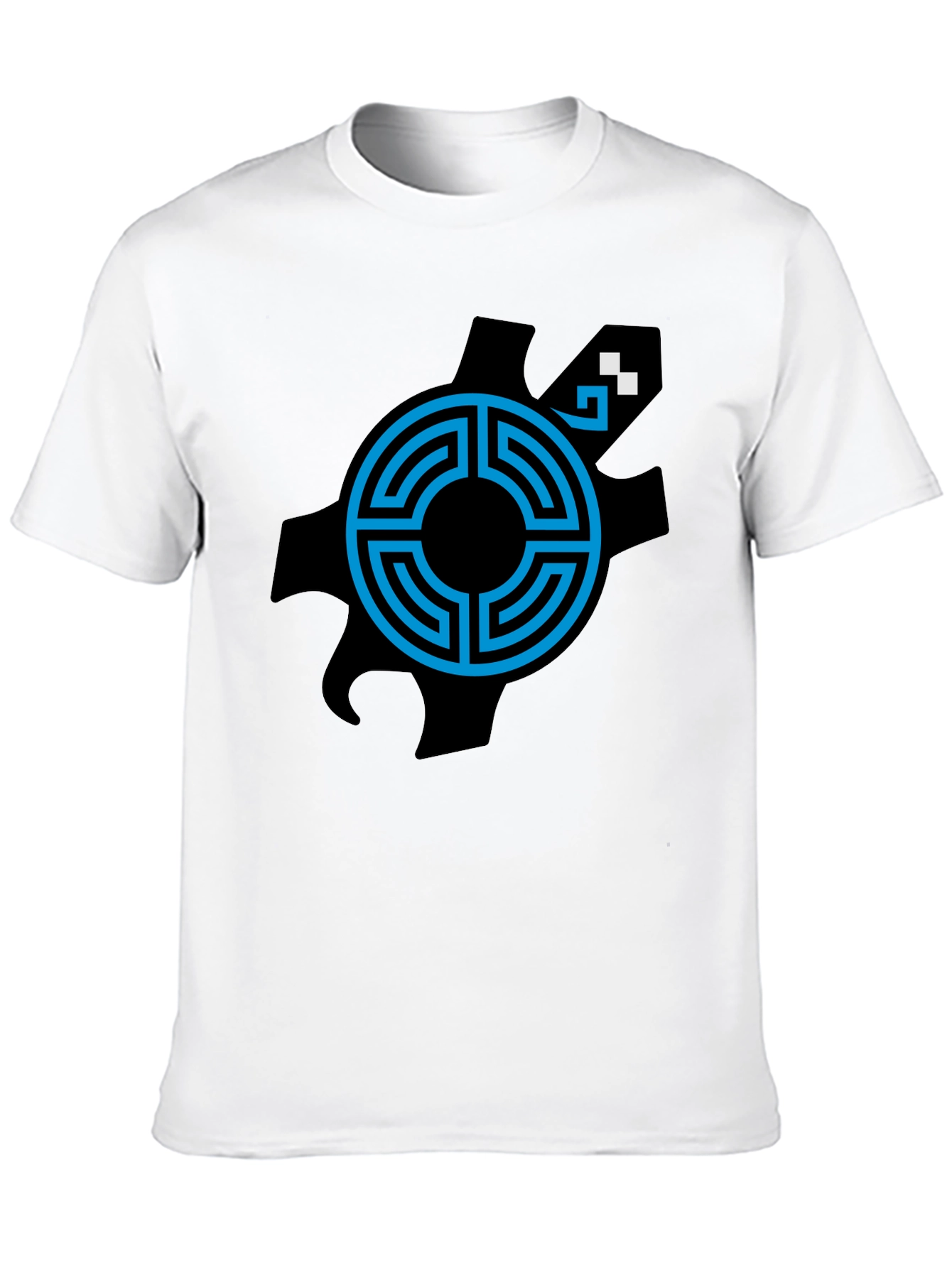 Black Turtle Labyrinth Graphic Black T-Shirt view 10