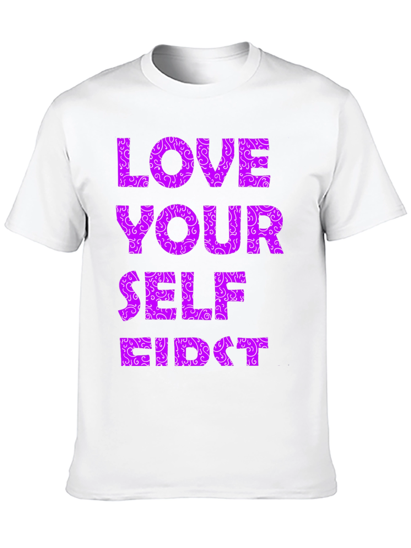 Black Love Yourself First Graphic Tee view 10