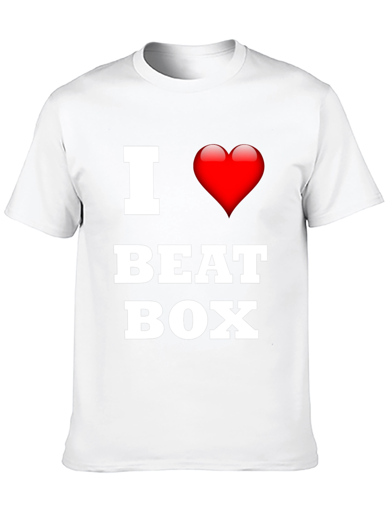 Black I Love Beat Box Black T-Shirt view 10