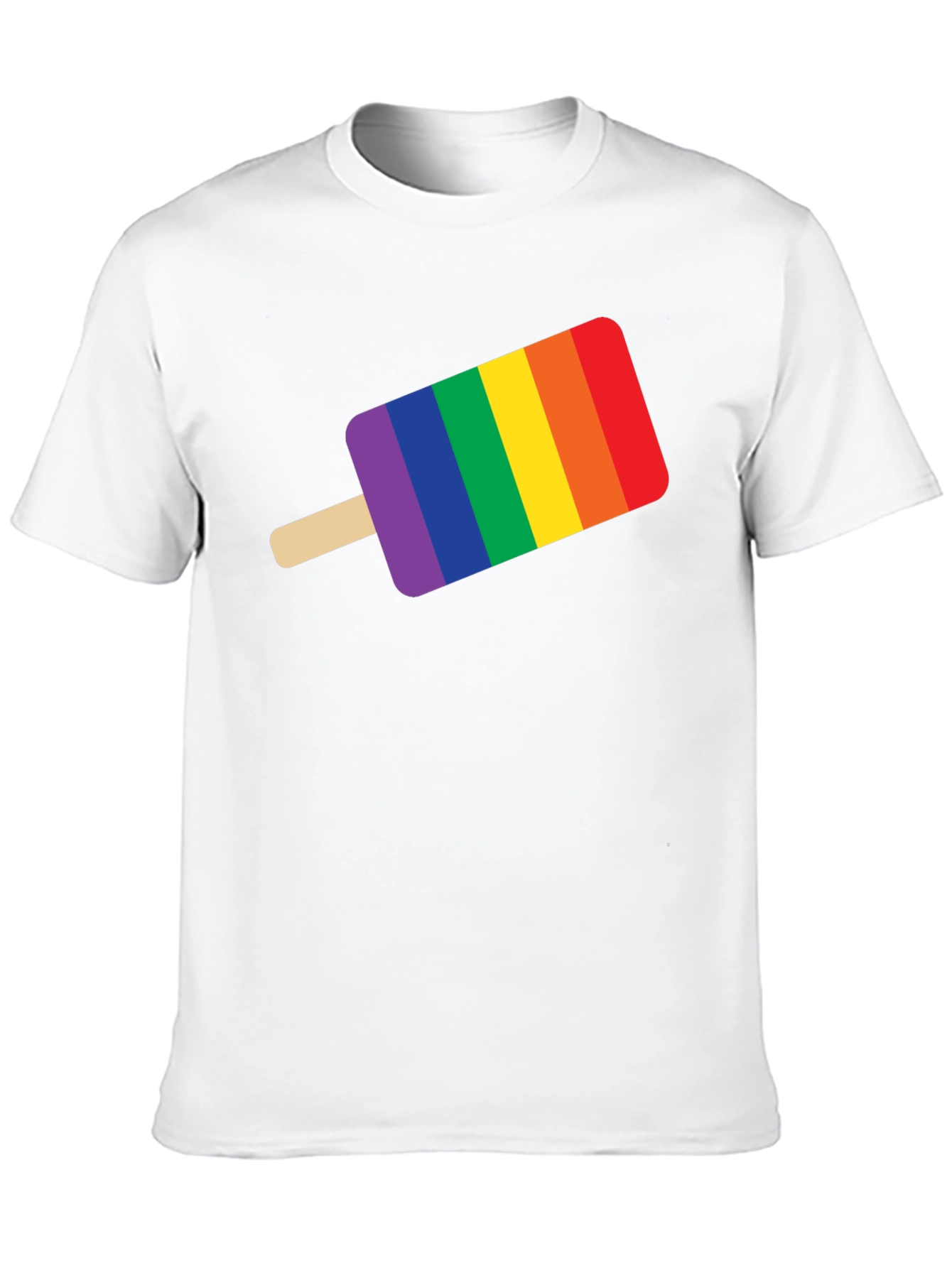 Black Pride Popsicle Graphic Tee - Black Cotton T-Shirt view 10