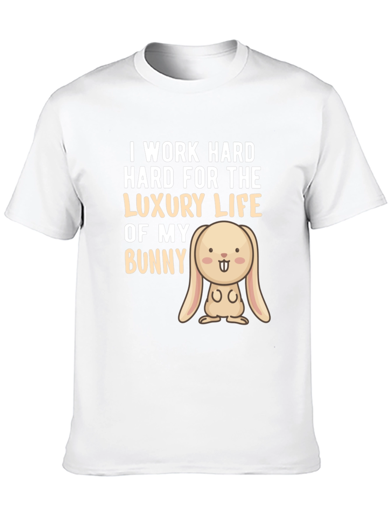 Black Luxury Bunny Life T-Shirt view 10
