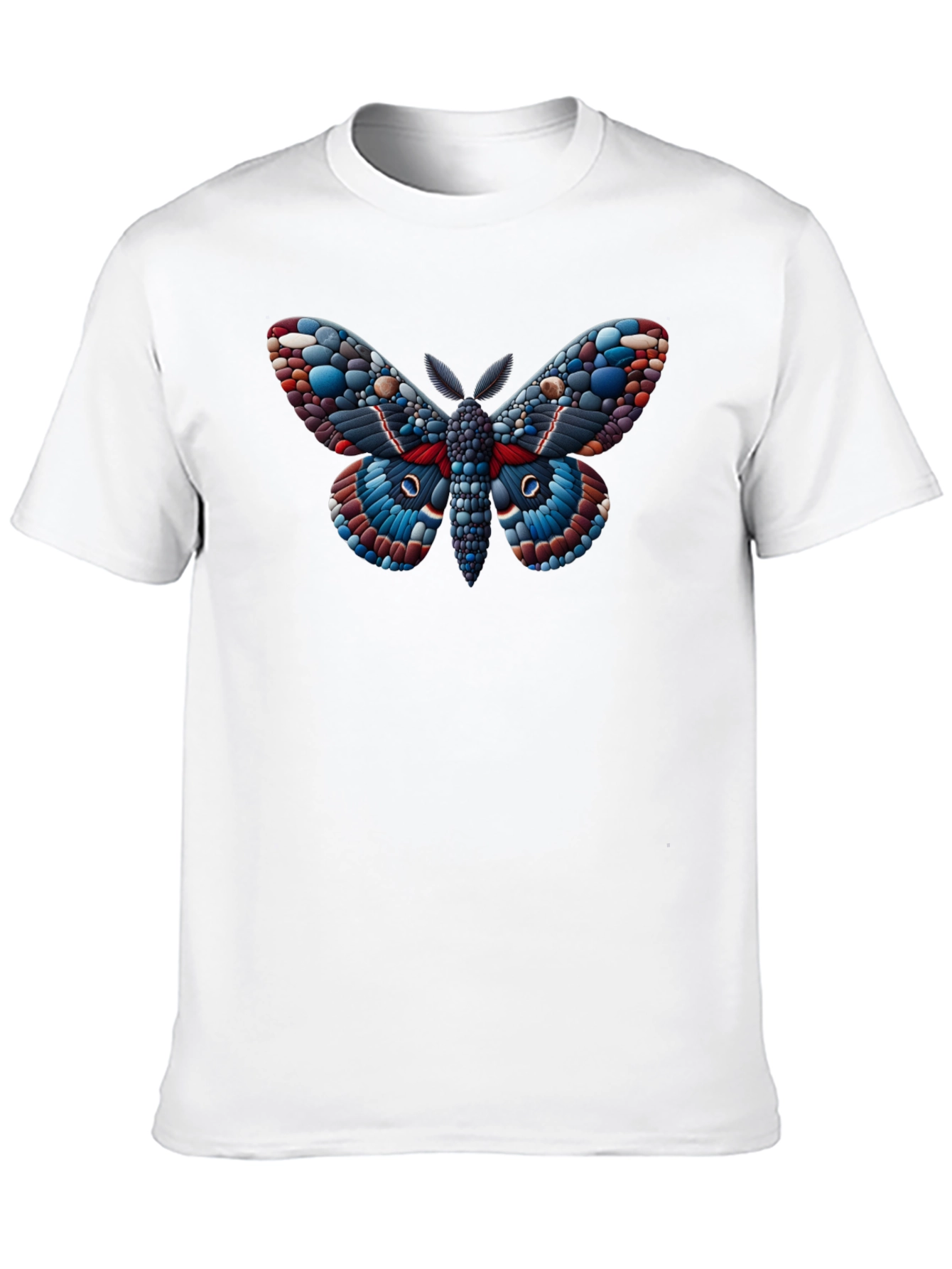 Moth Graphic Black T-Shirt - Unique Insect Design - 10