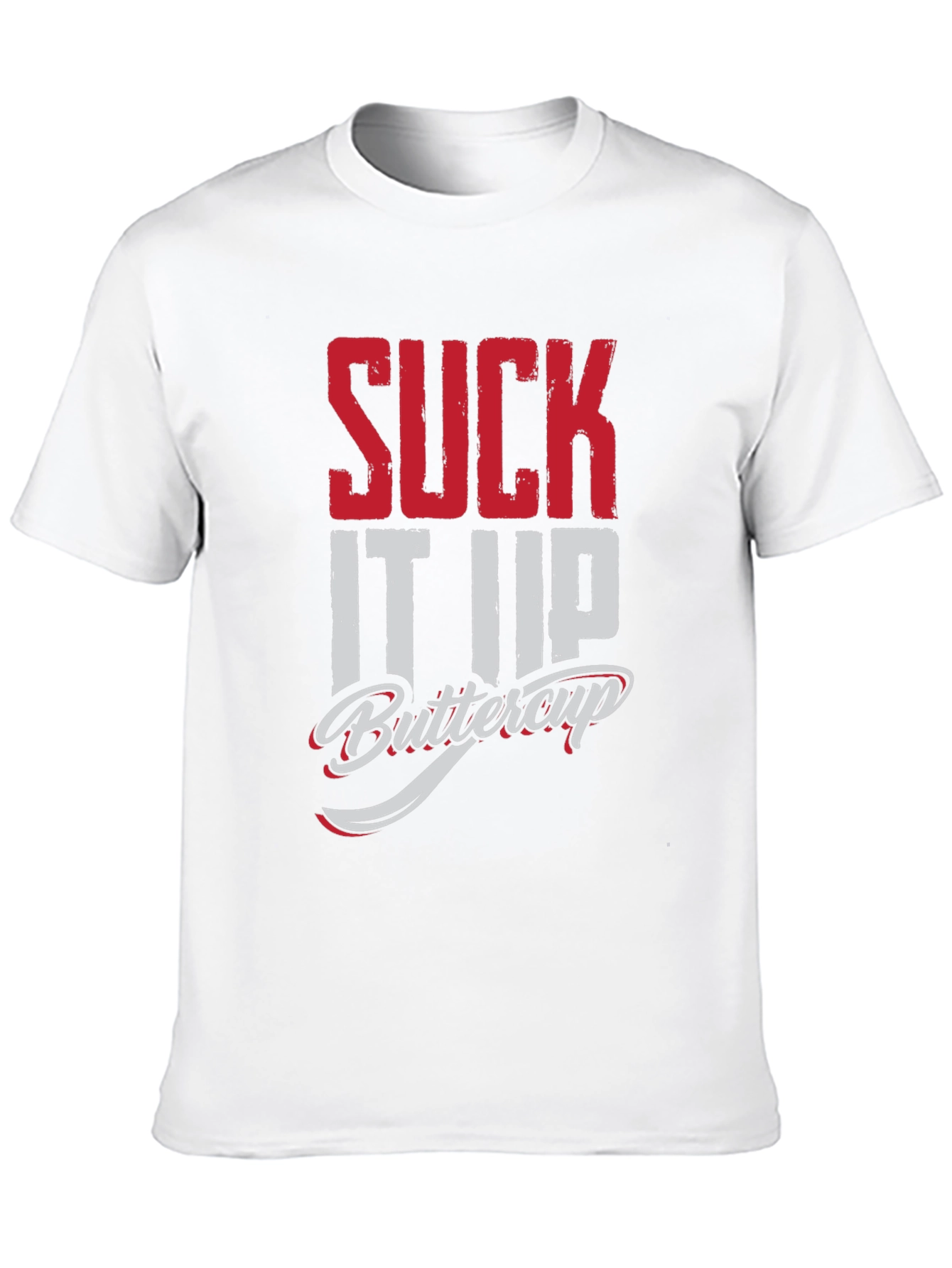 Black Suck It Up Buttercup Graphic Tee - Black view 10