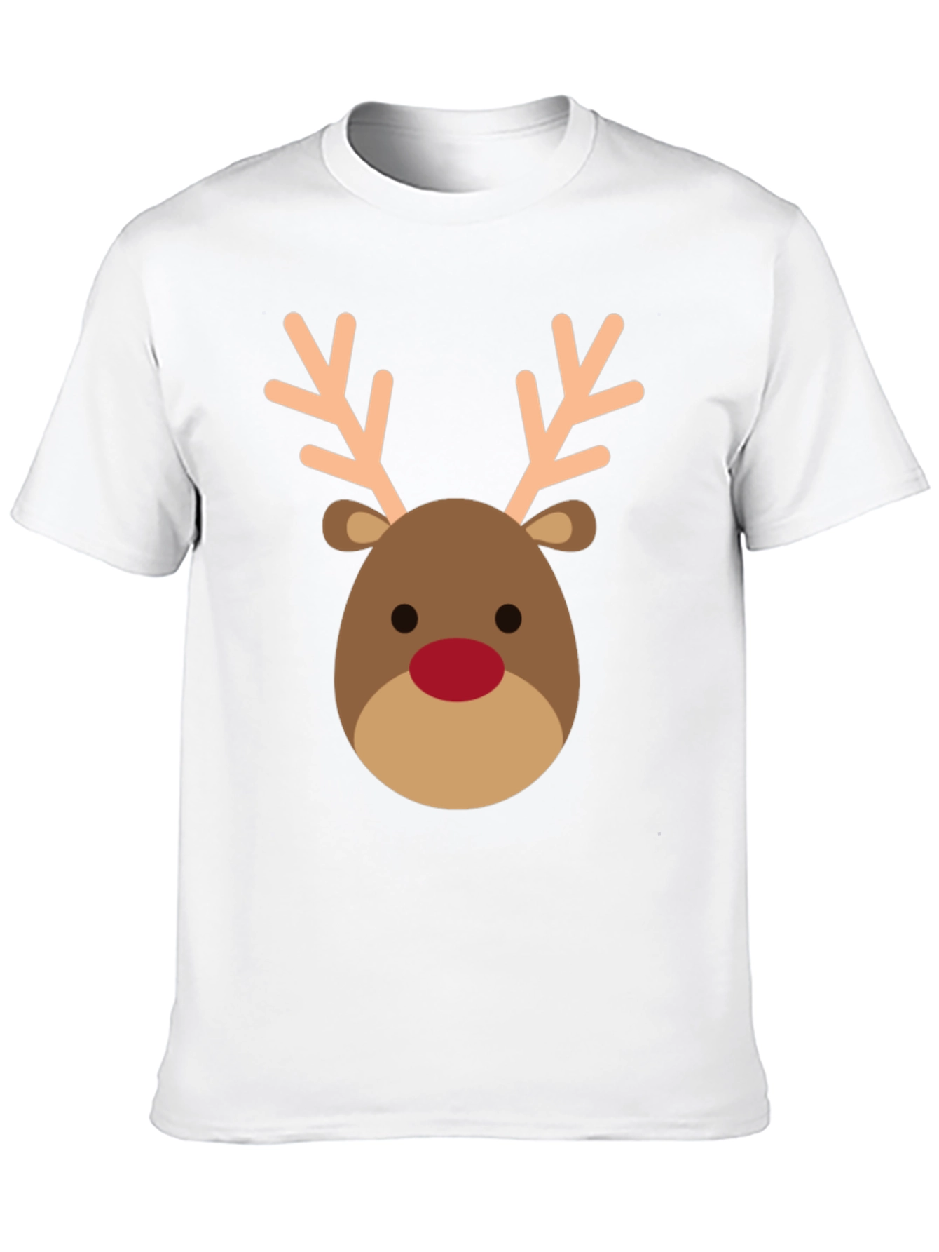 Black Reindeer Graphic Tee - Holiday Festive Shirt view 10