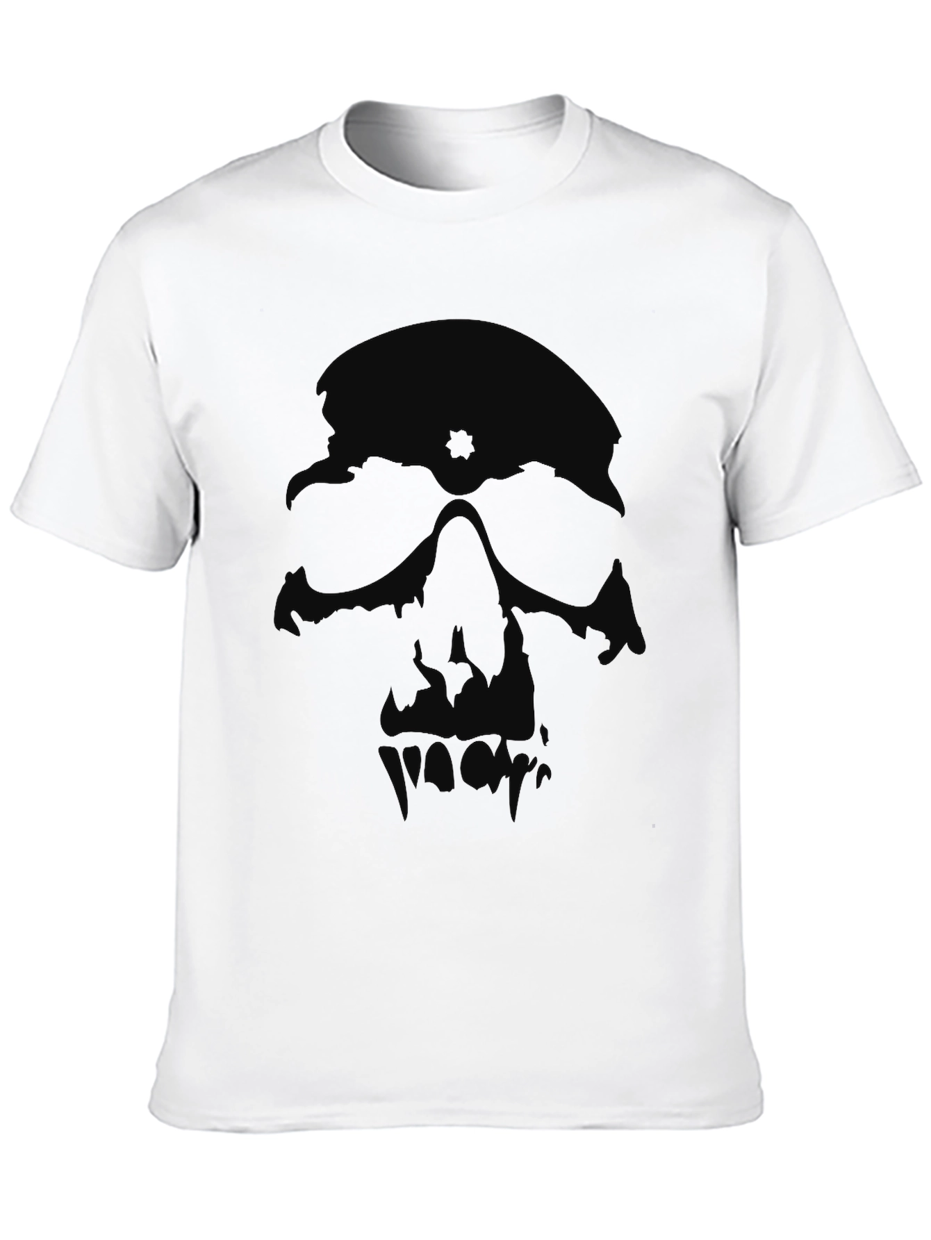 Black Skull Graphic Black T-Shirt view 10
