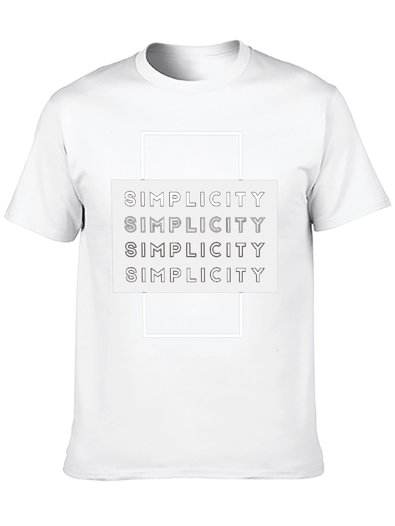 Simplicity Graphic Tee | Stylish Minimalist T-Shirt - 10