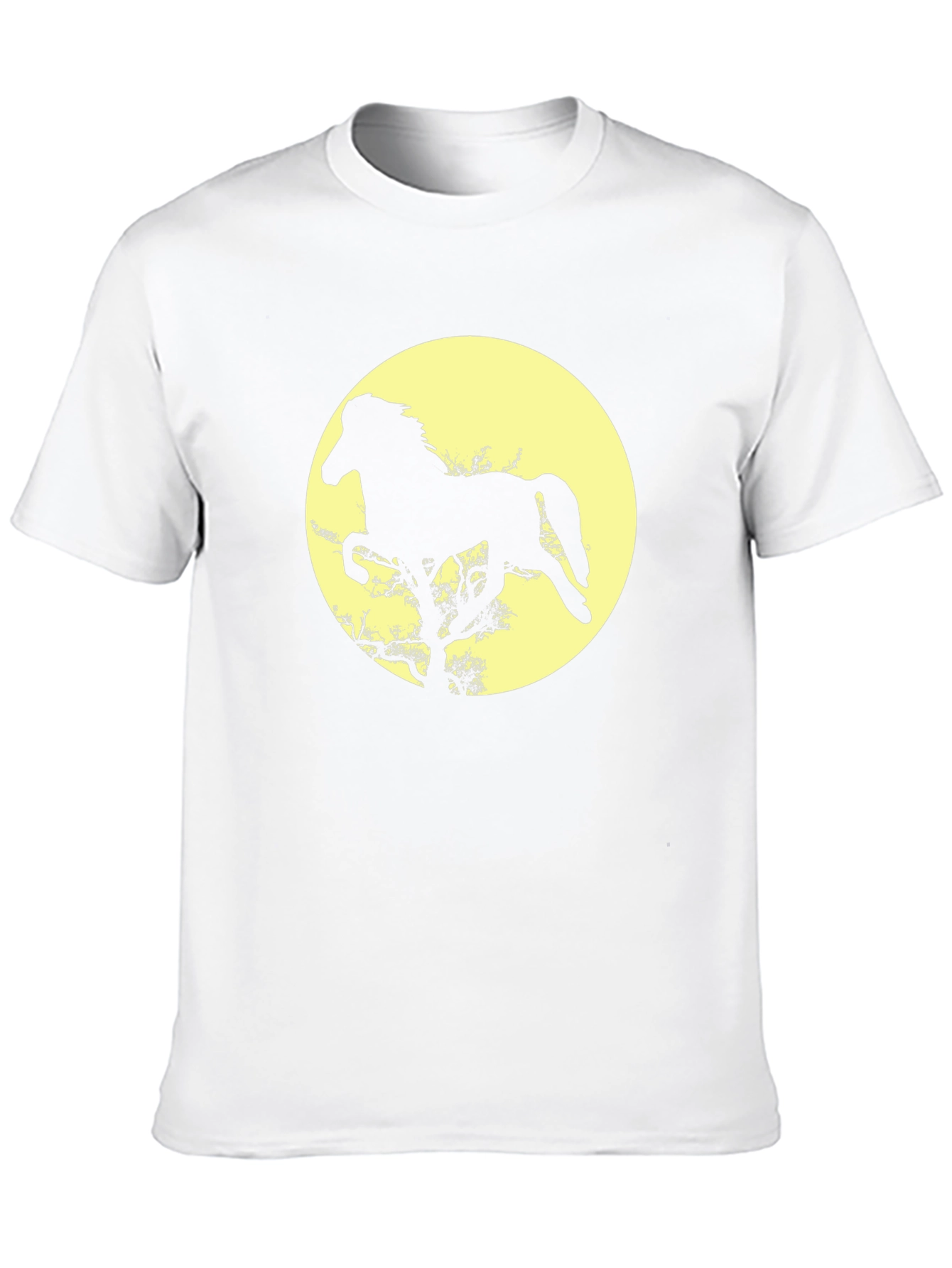 Black Horse Silhouette Graphic Tee - Black view 10