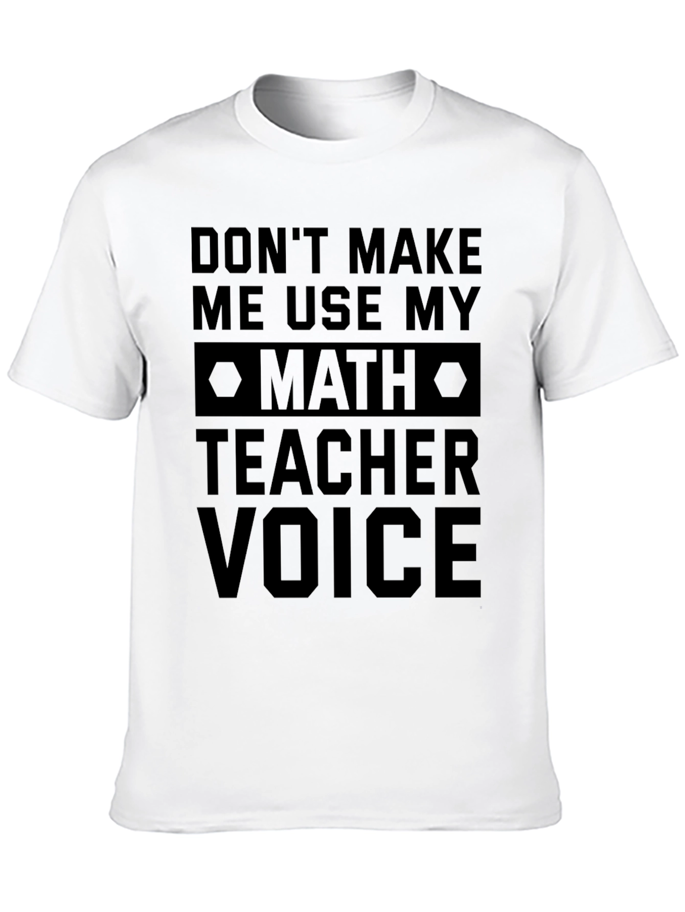 Black Math Teacher Voice T-Shirt view 10