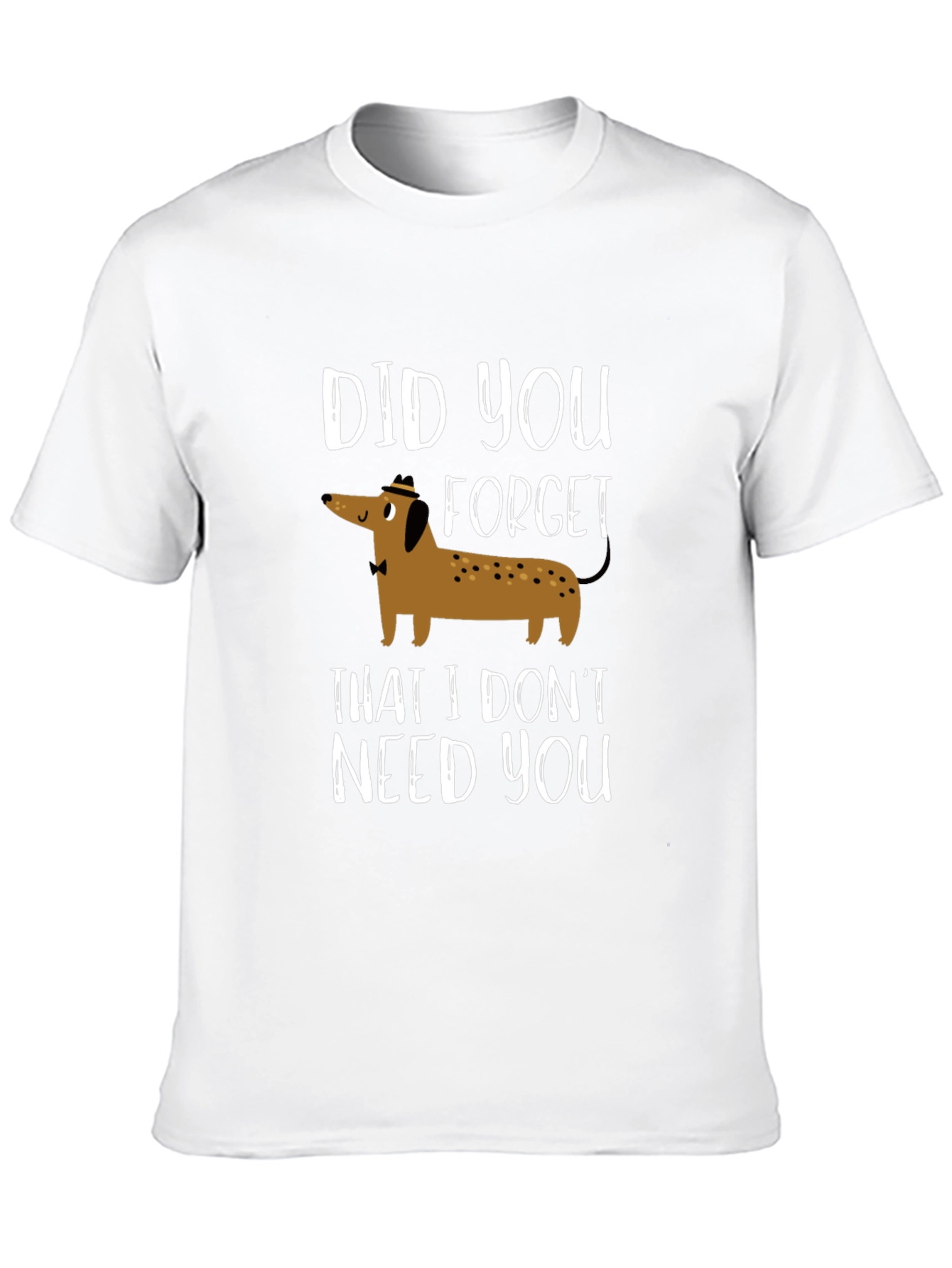 Black Funny Dachshund T-Shirt - Did You Forget? view 10