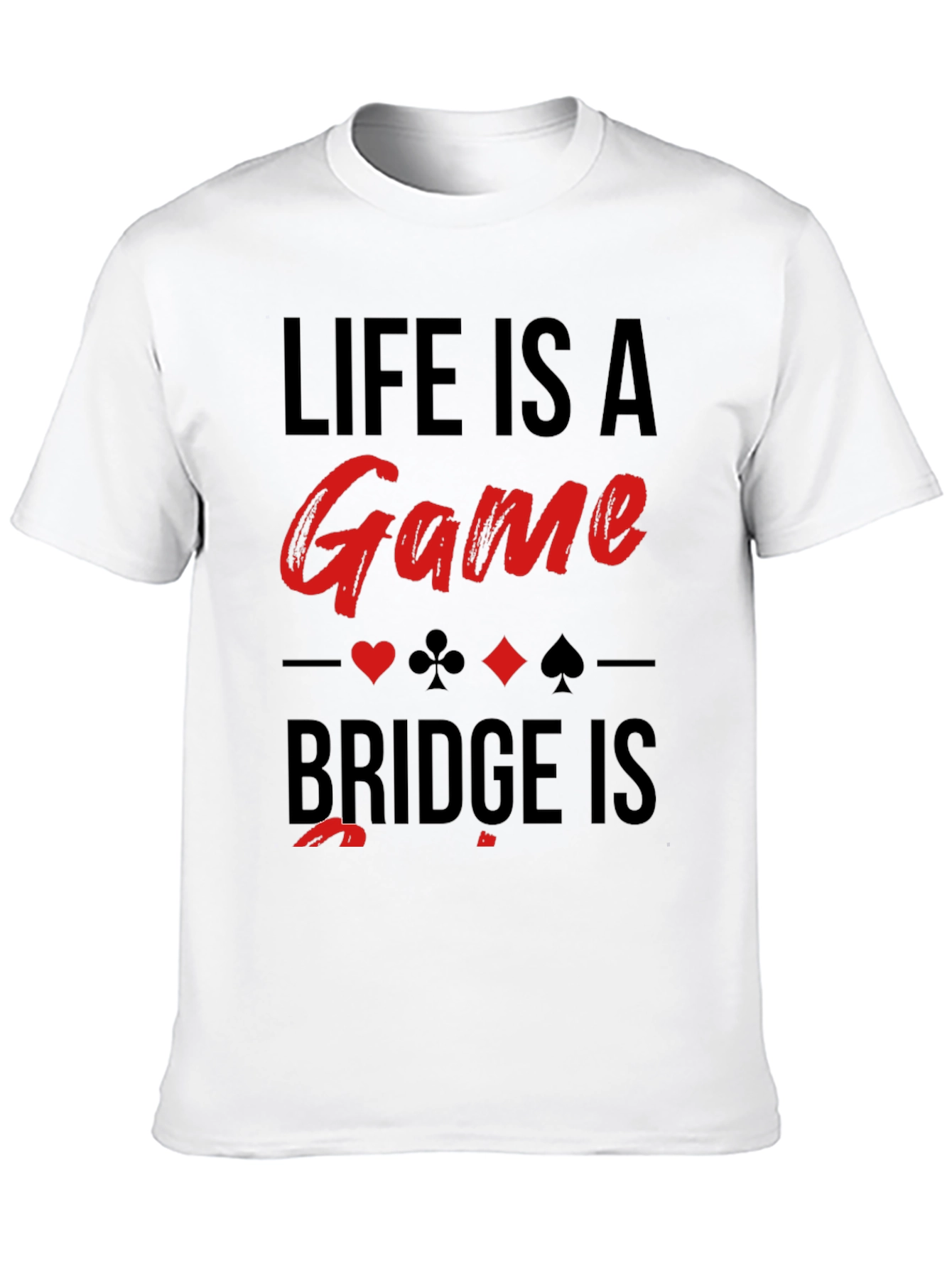 Black Life is a Game Bridge T-Shirt view 10